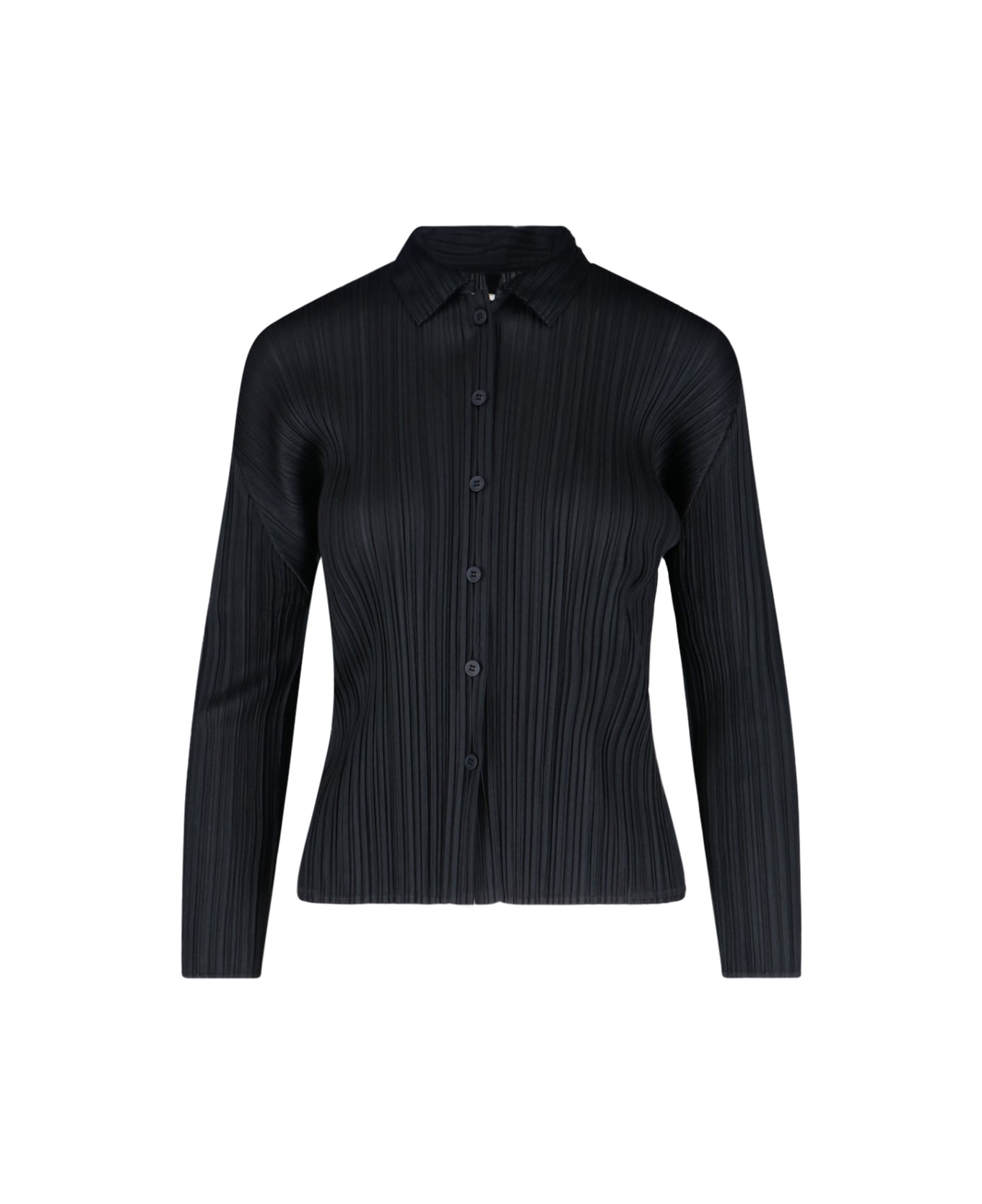 Pleats Please Issey Miyake 
plissé
 Shirt - Black   シャツ