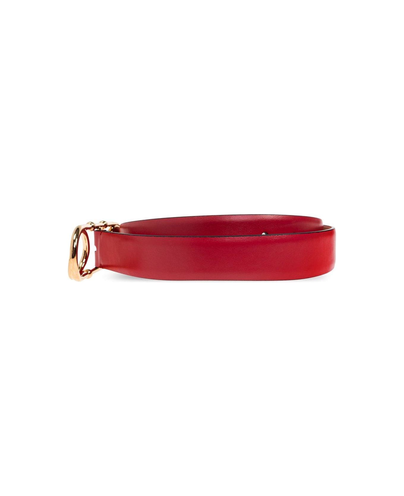 Versace Medusa Detailed Safety-pin Belt - RED