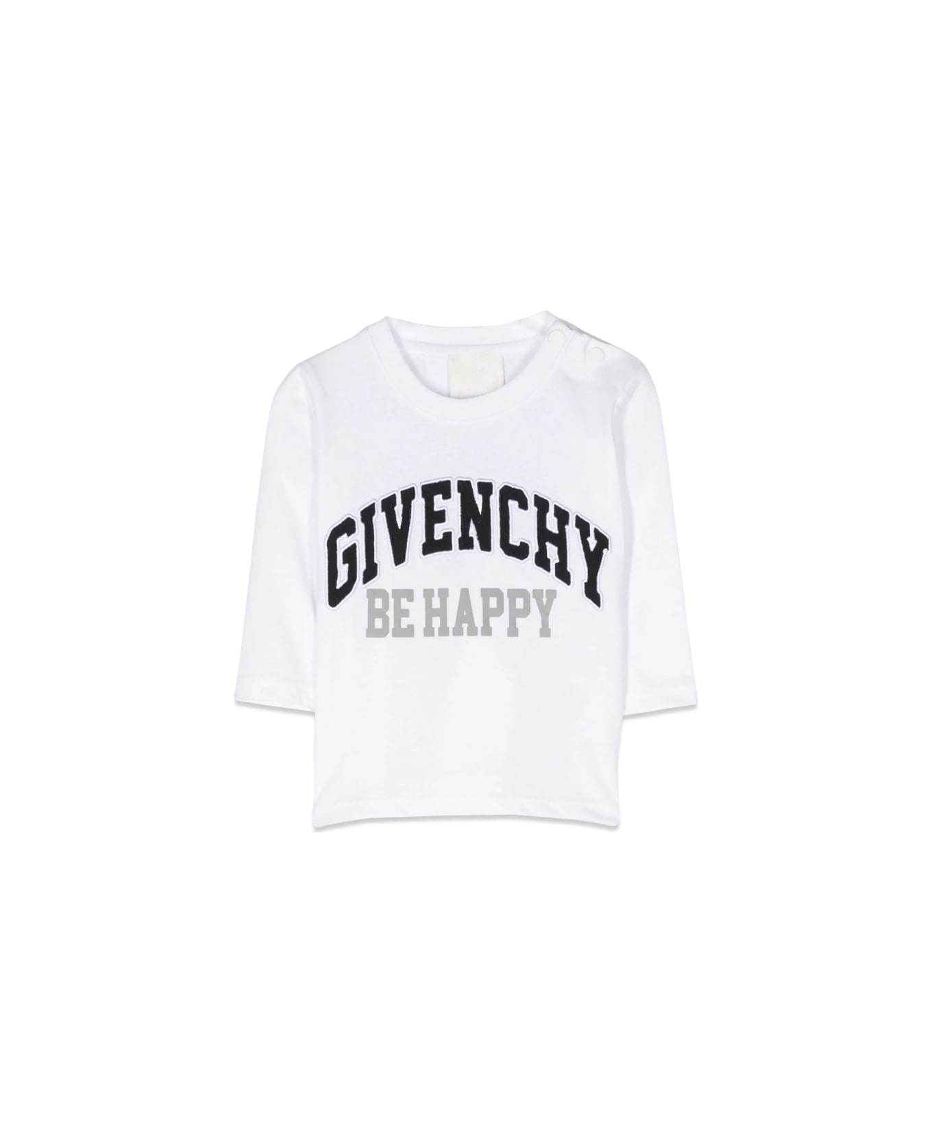 Givenchy Ml Logo Sentence T-shirt - WHITE