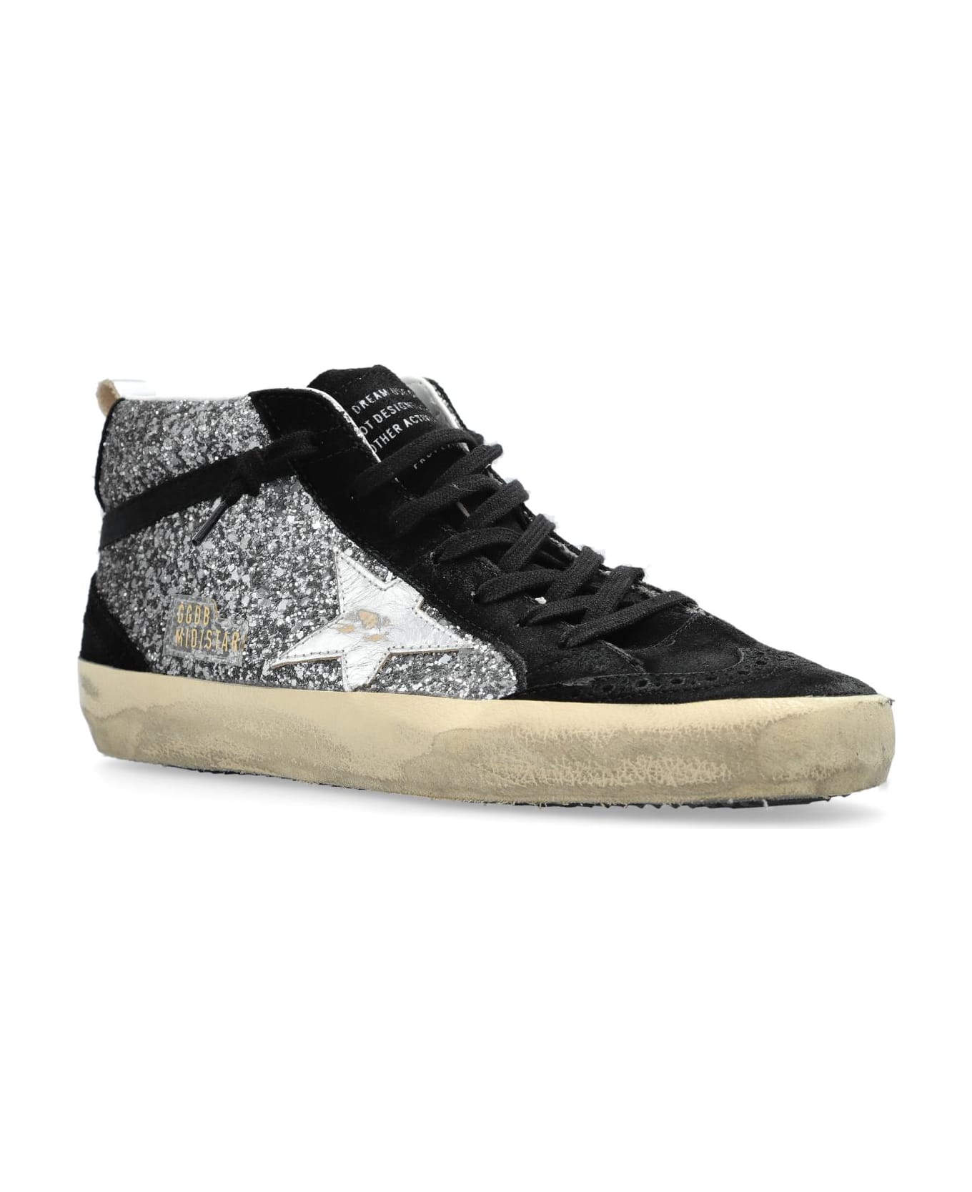 Golden Goose Sneakers Mid Star Classic - Black