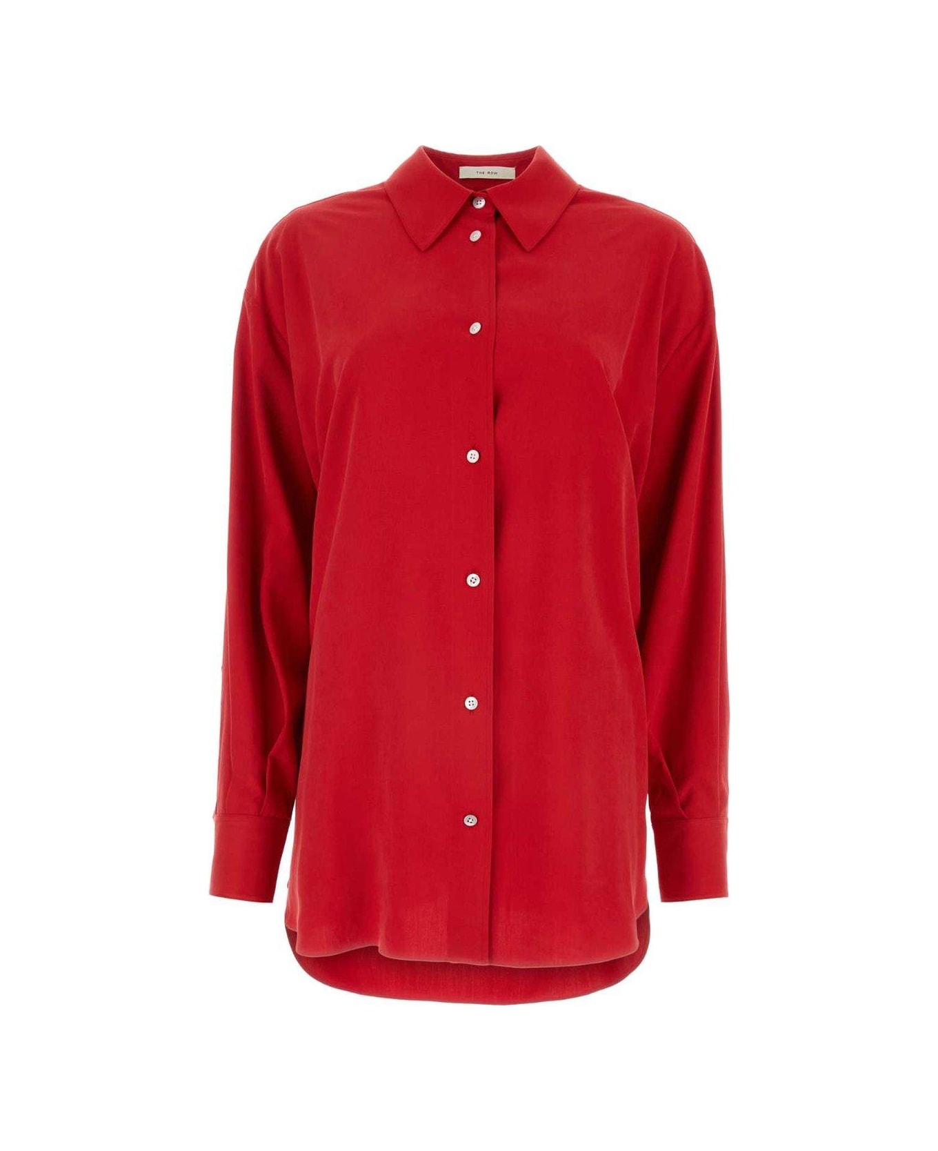 The Row Long-sleeved Button-up Shirt - RED