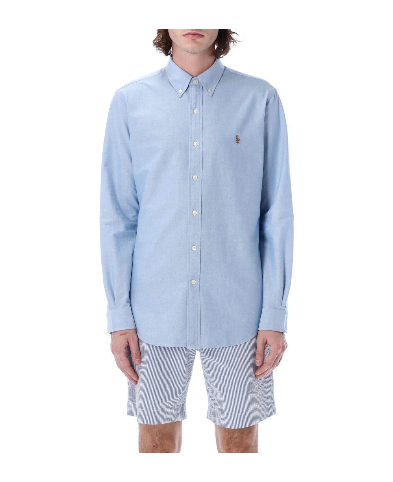 Polo Ralph Lauren Custom Fit Shirt - LIGHT BLUE