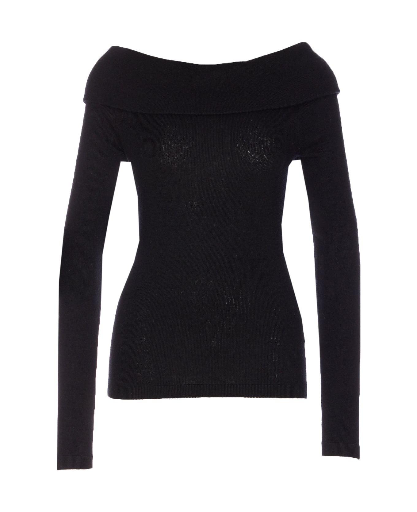Lisa Yang Claudina Long Sleeves Top - Black