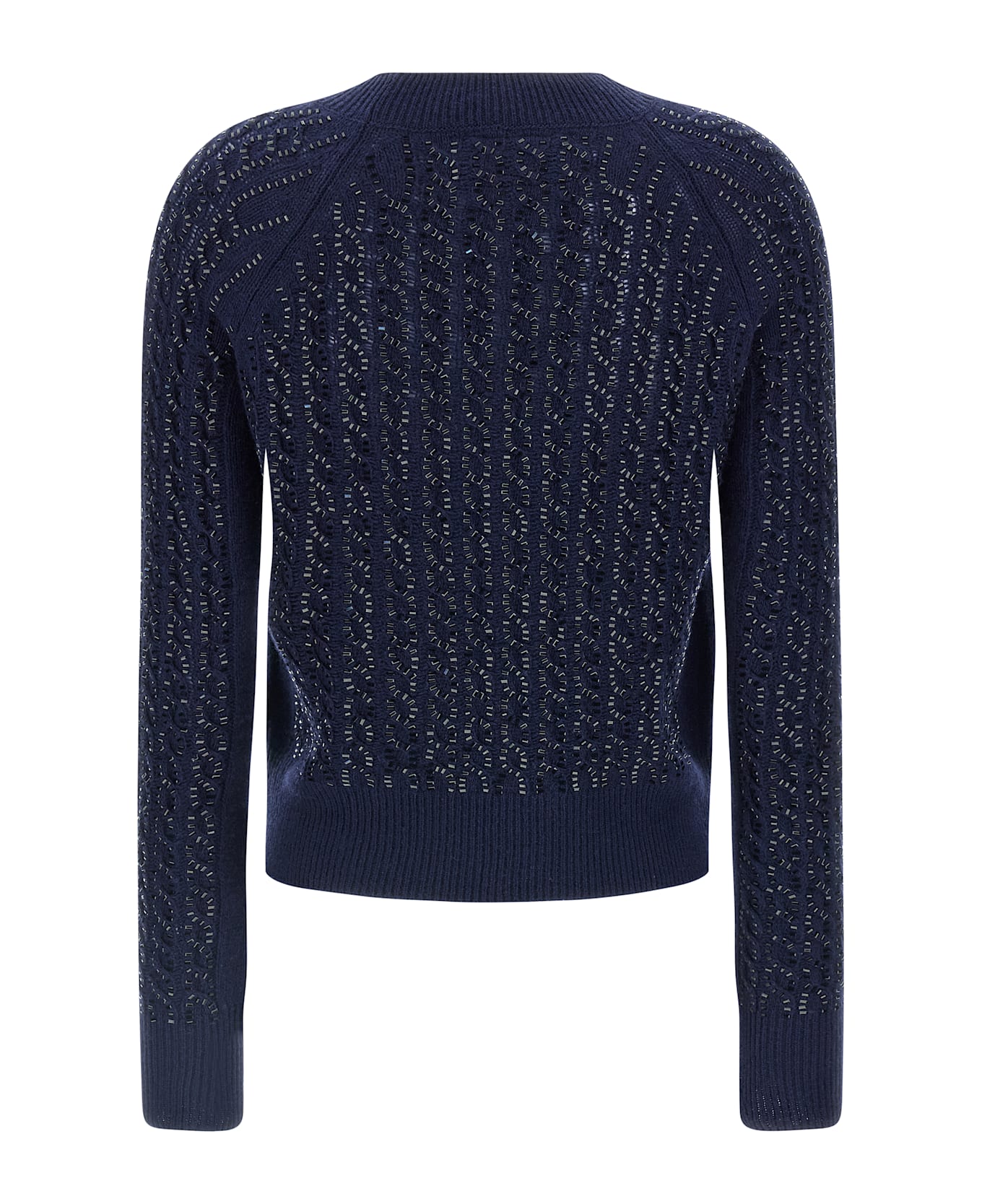 Ermanno Scervino Baguette Studded Sweater - Blue