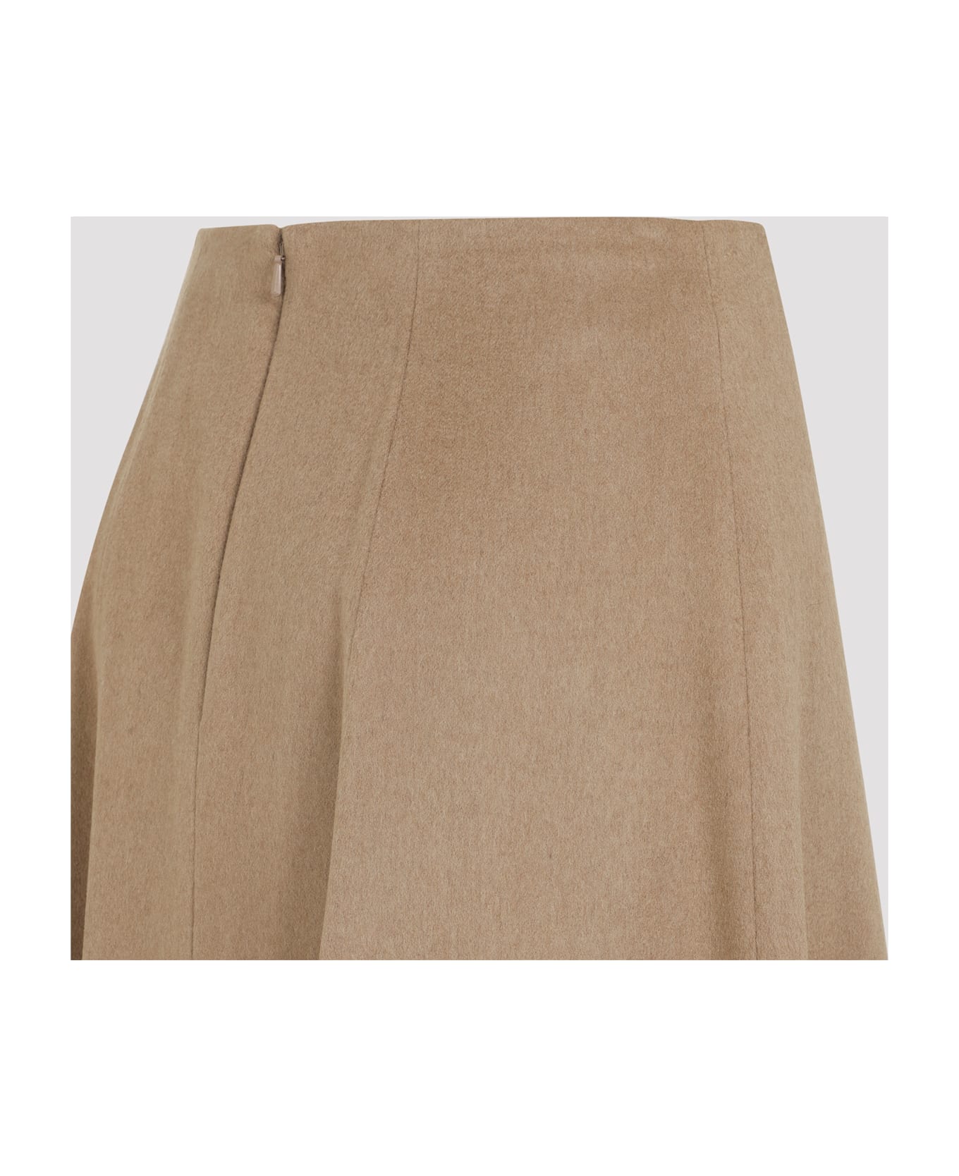 Max Mara Geneve Midi Full Skirt - Cammello