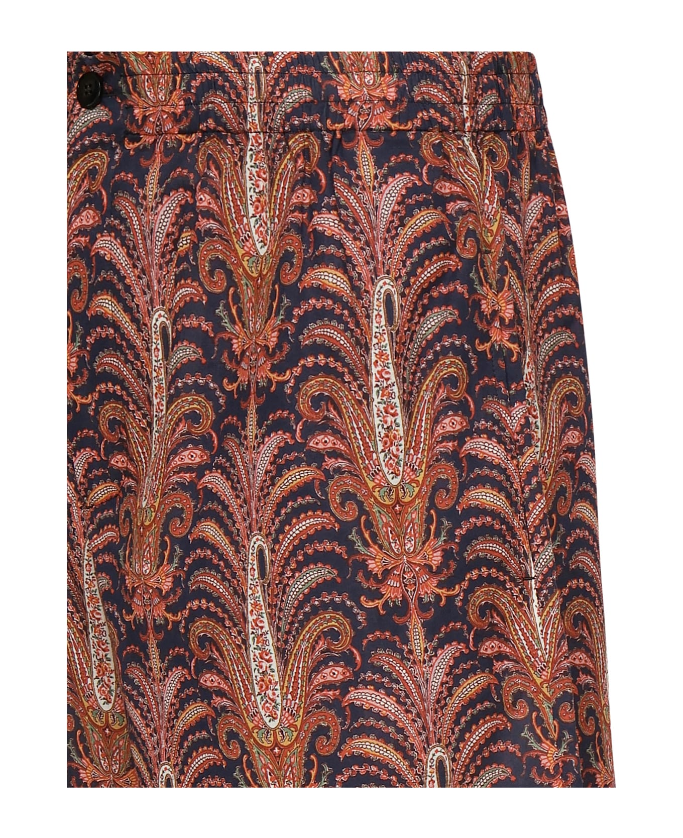 Valentino Garavani Cotton Shorts With Graphic Print - Red