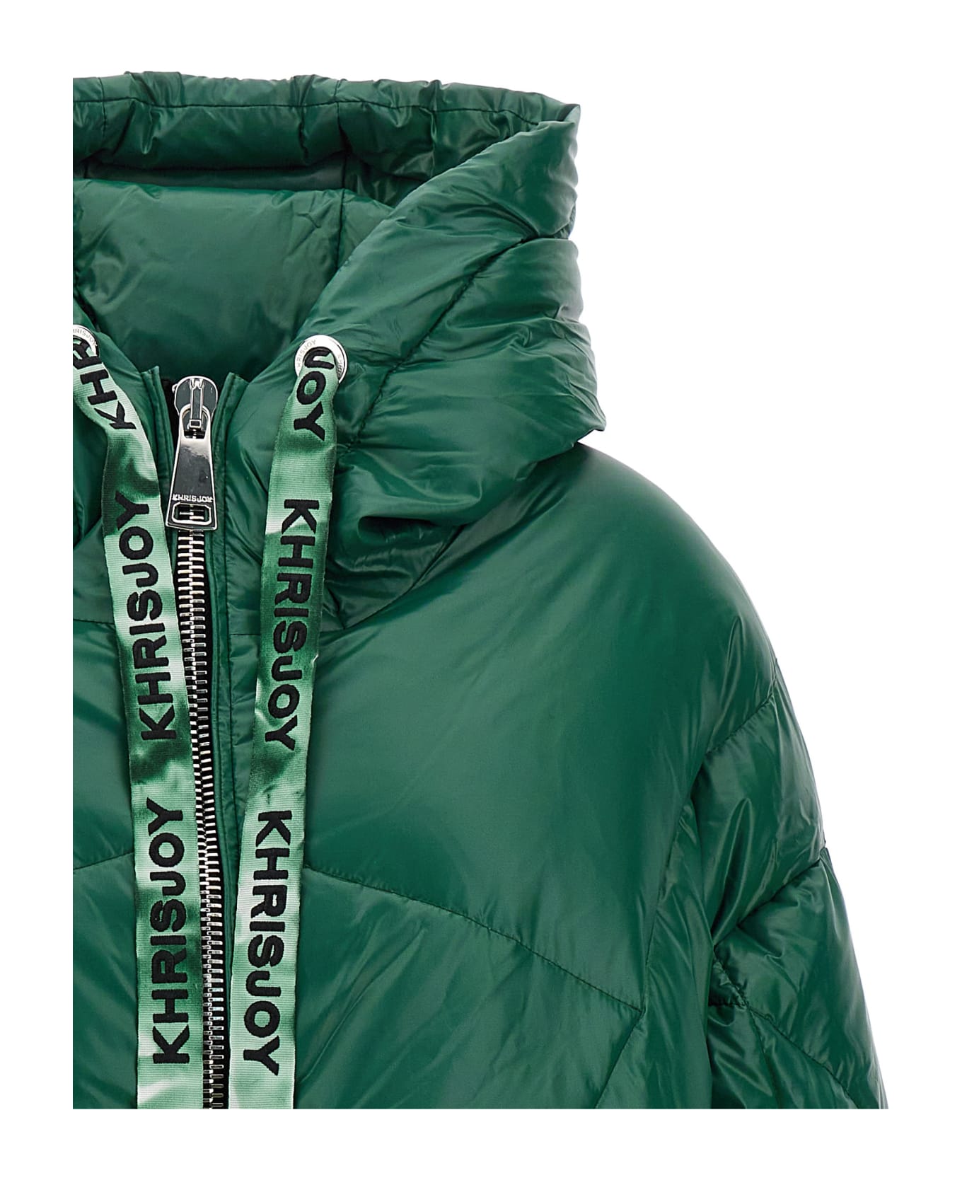 Khrisjoy 'chris Iconic Shiny' Down Jacket - Forest green