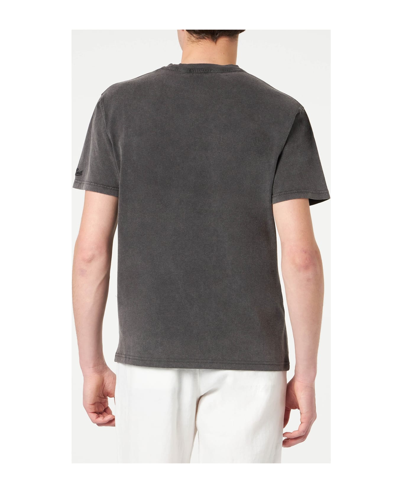 MC2 Saint Barth Man Cotton T-shirt With Snoopy Dancer Print | Peanuts® Special Edition - BLACK