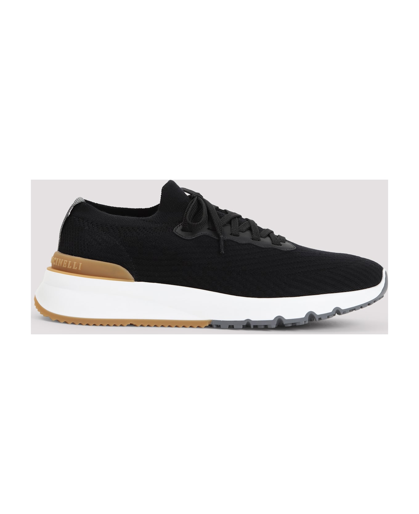 Brunello Cucinelli Knit Sneakers - Nero