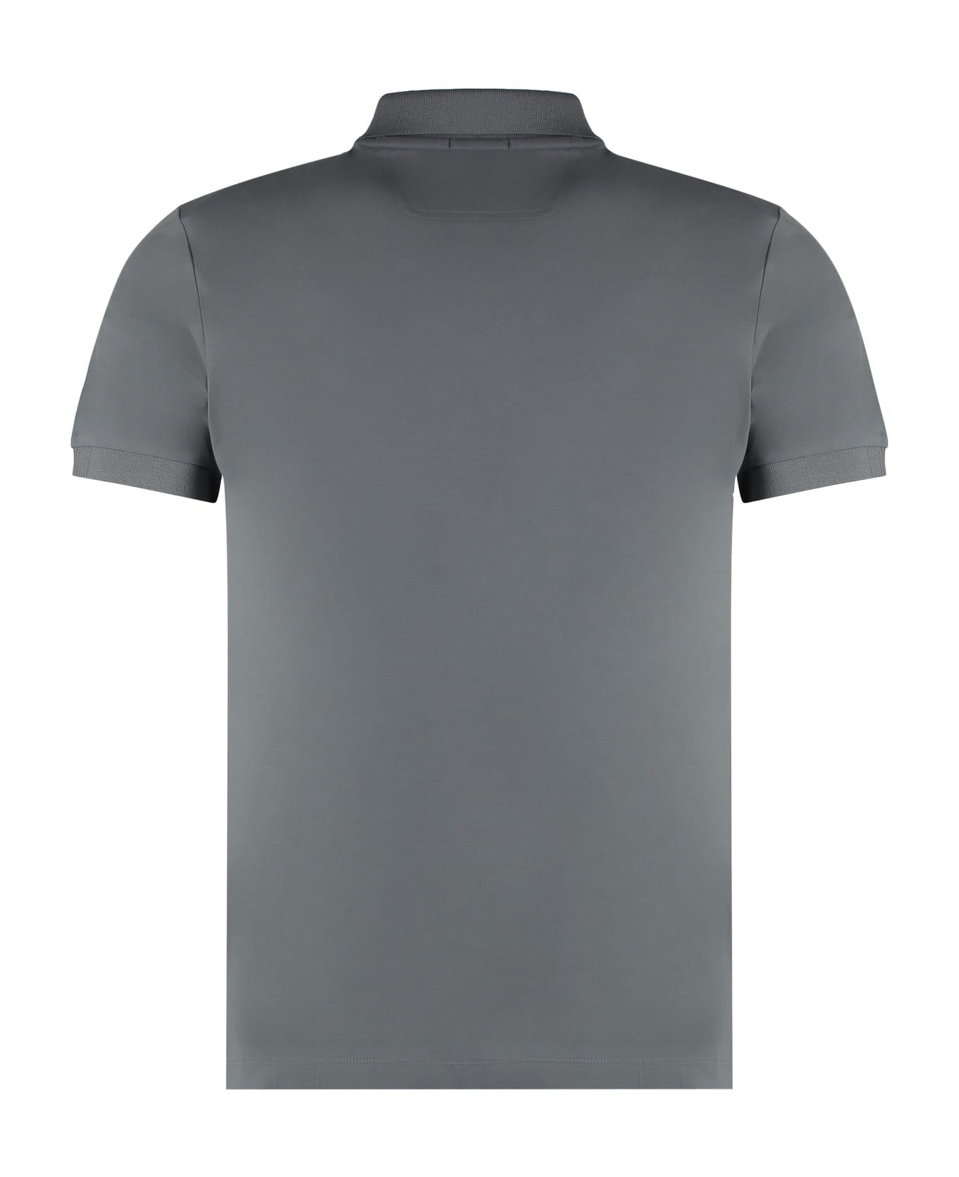Hugo Boss Short Sleeve Cotton Polo Shirt - grey