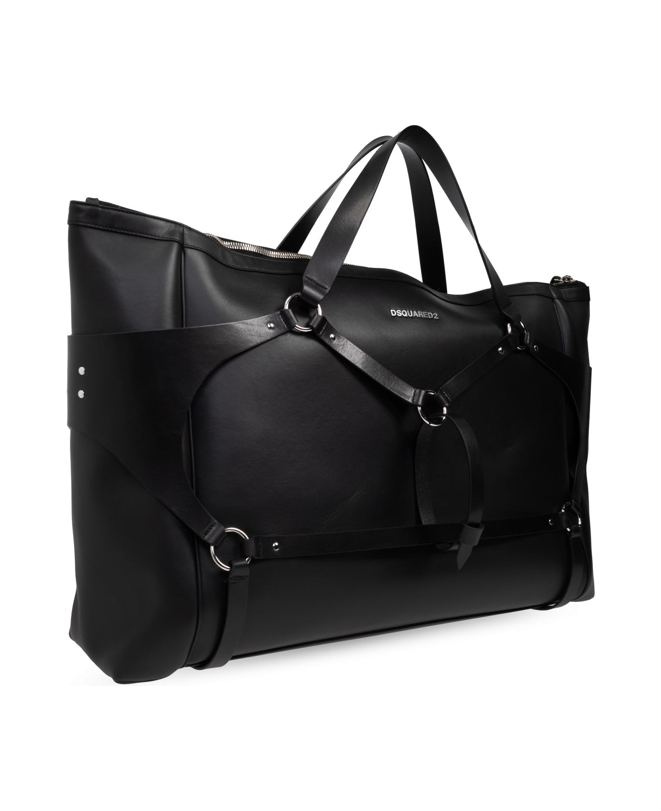 Dsquared2 Handbag With Logo - BLACK