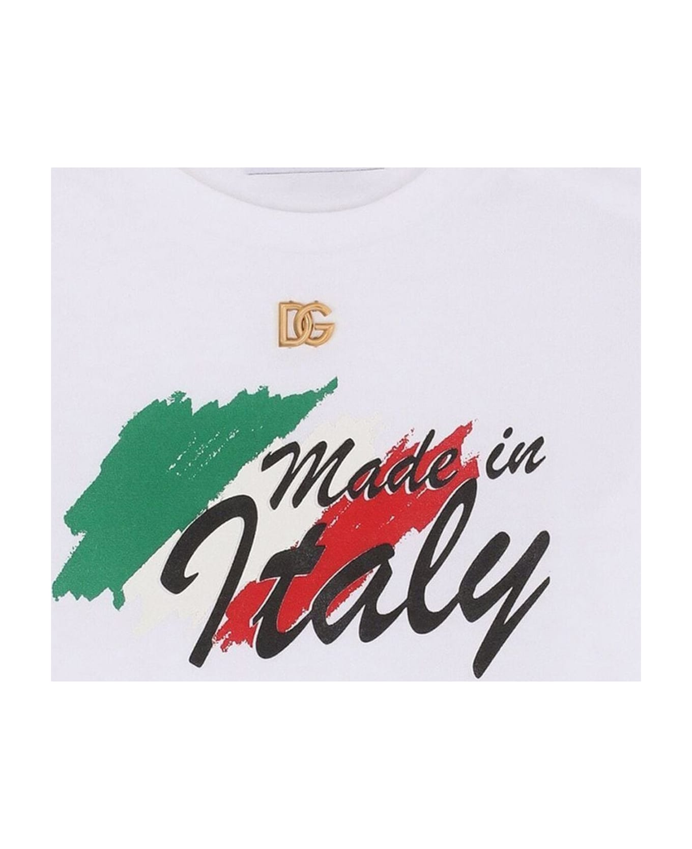 Dolce & Gabbana Short Sleeve T-shirt - BIANCO