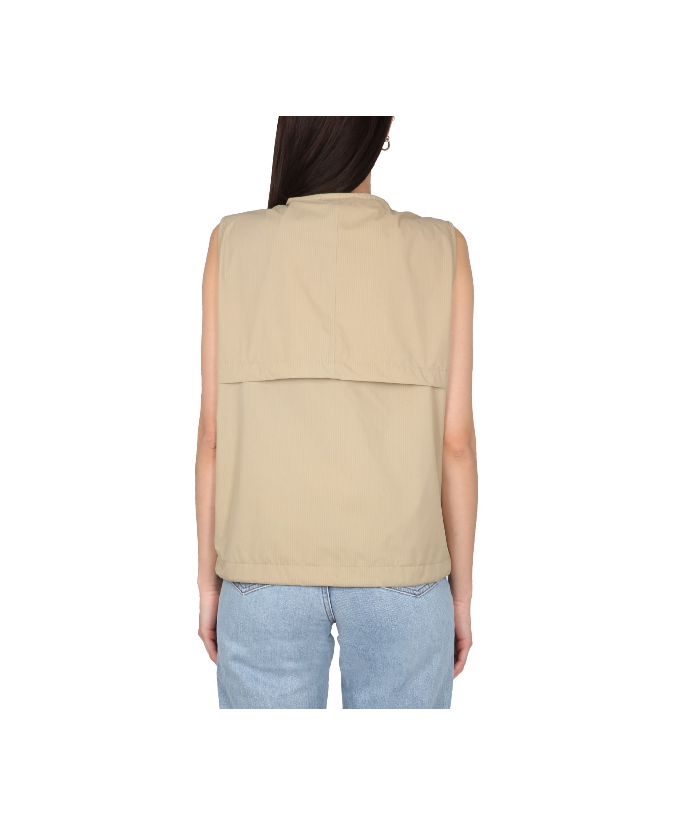 K-Way Barnel Vest. - BEIGE