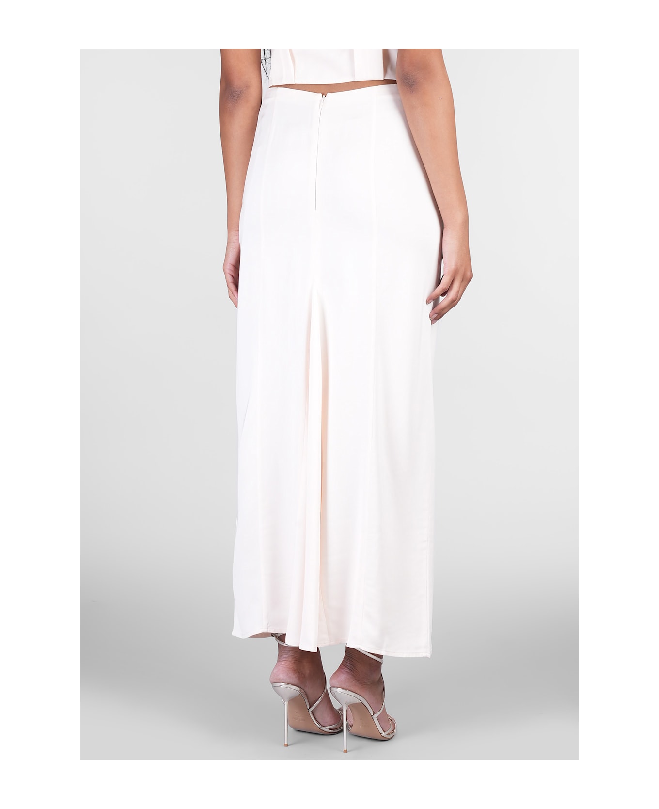 IRO Siqua Skirt In Rose-pink Viscose - rose-pink