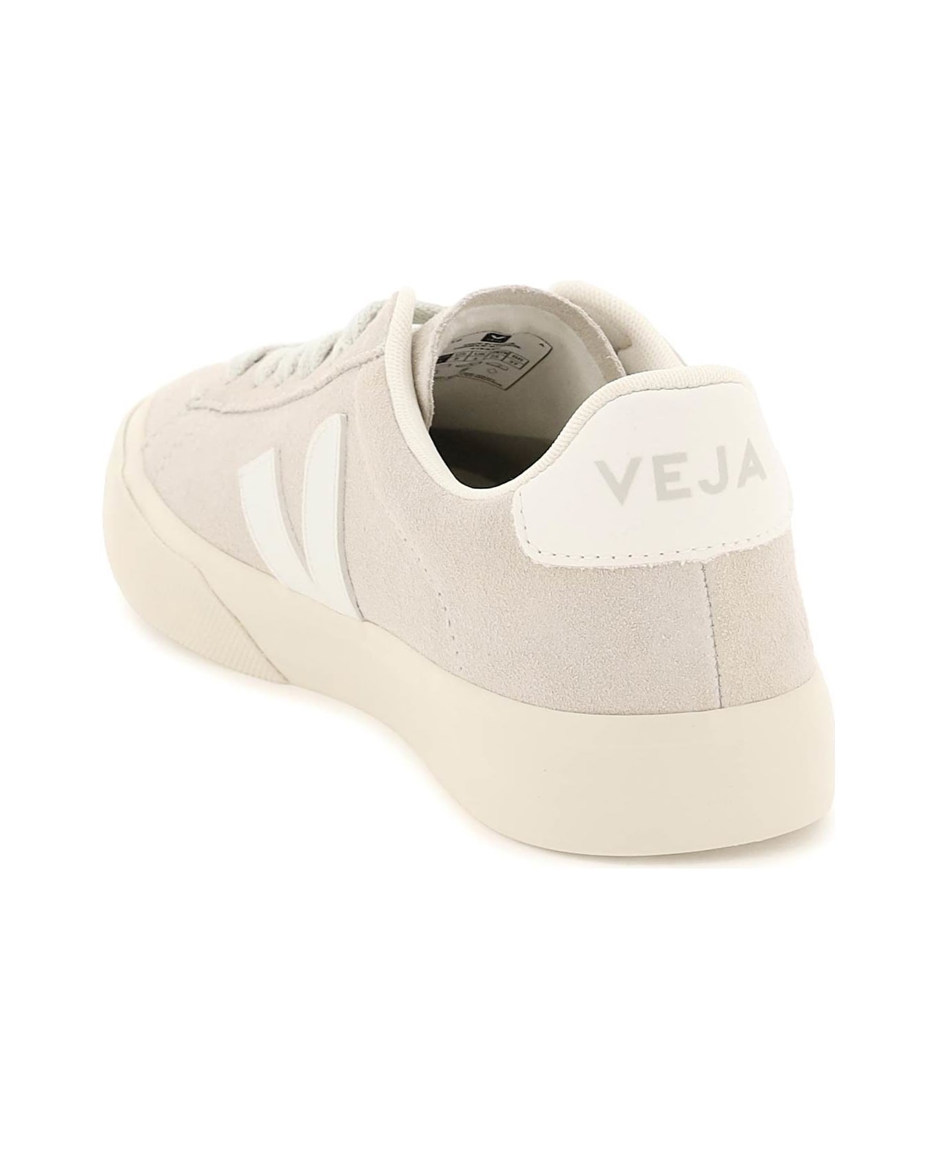 Veja Chromefree Leather Campo Sneakers - NATURAL WHITE (Grey)