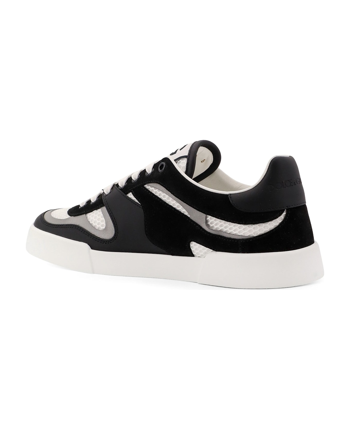 Dolce & Gabbana Portofino Light Sneakers - BLACK/WHITE