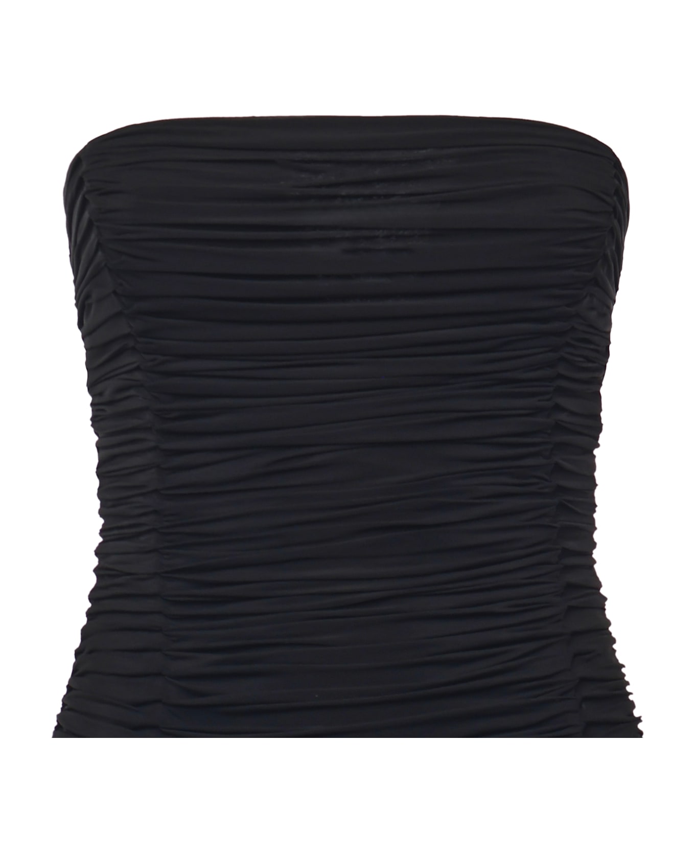 Magda Butrym Ruffled Midi Dress - Black