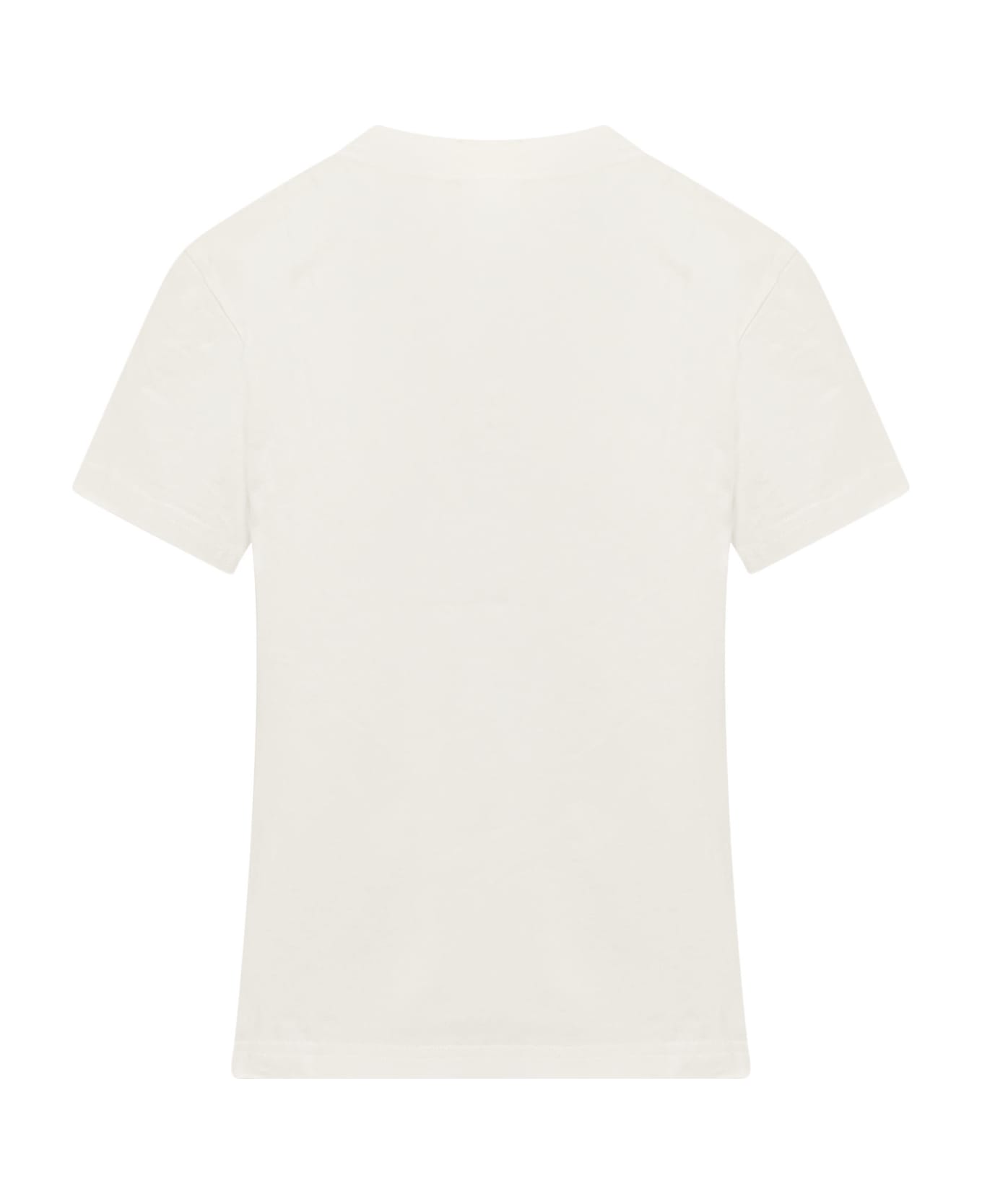 Courrèges T-shirt With Logo - Heritage White
