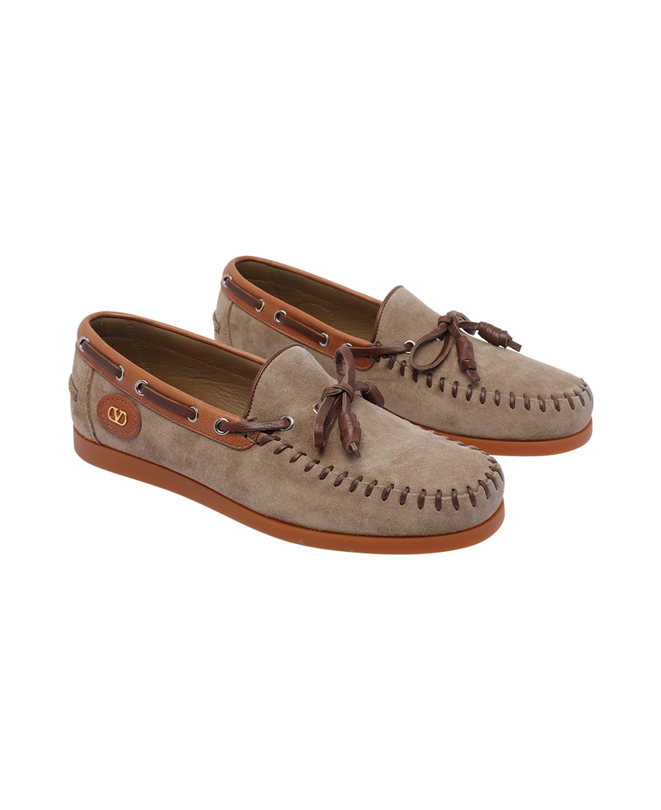 Valentino Garavani Palm Avenue Loafers - Brown