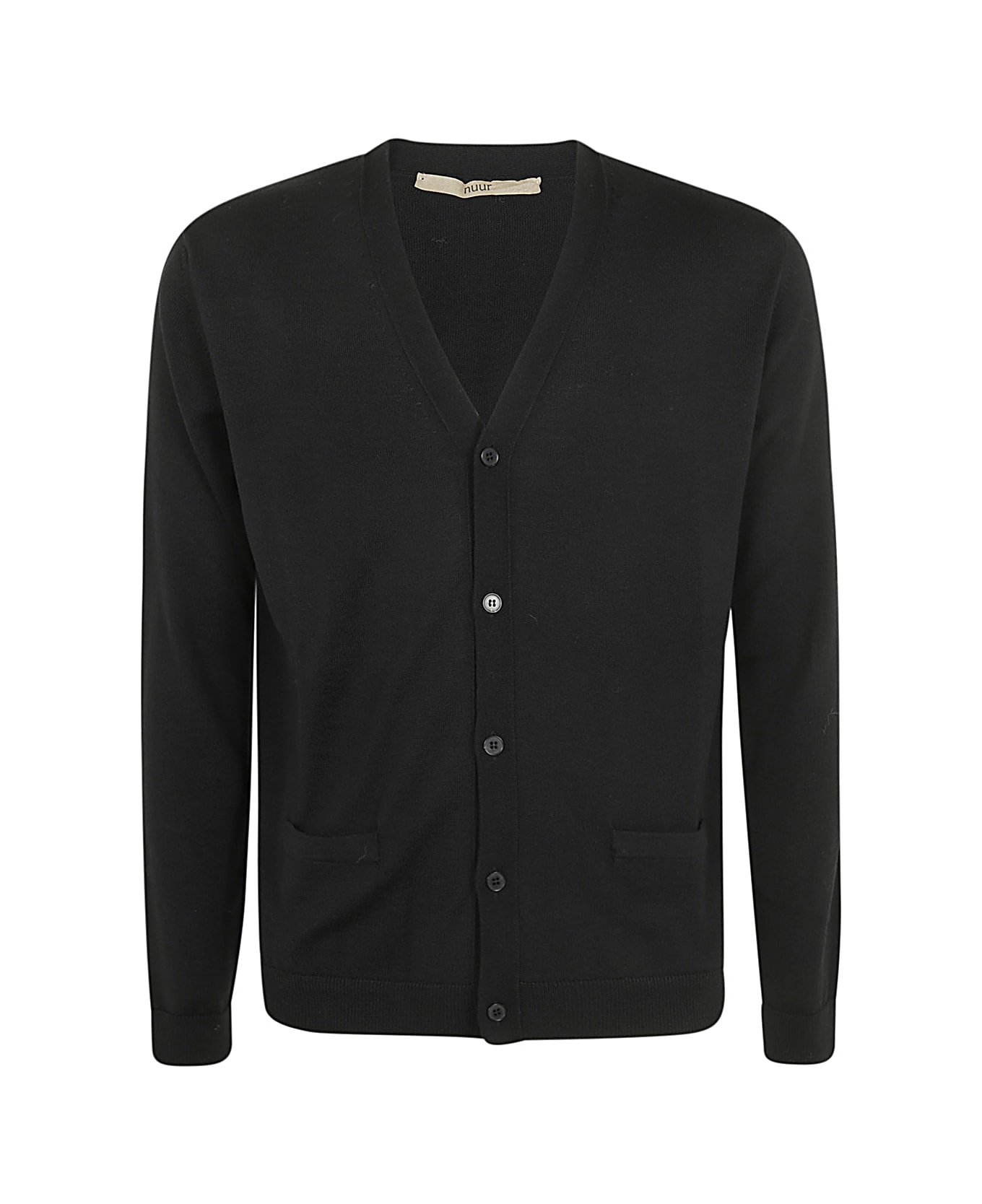 Nuur V-neck Cardigan - Black