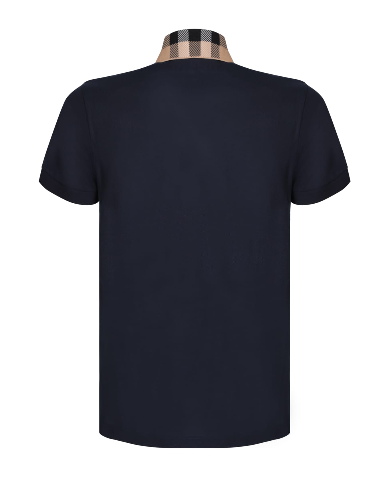 Burberry 
cody
 Navy Cotton Polo Shirt - Smoked Navy