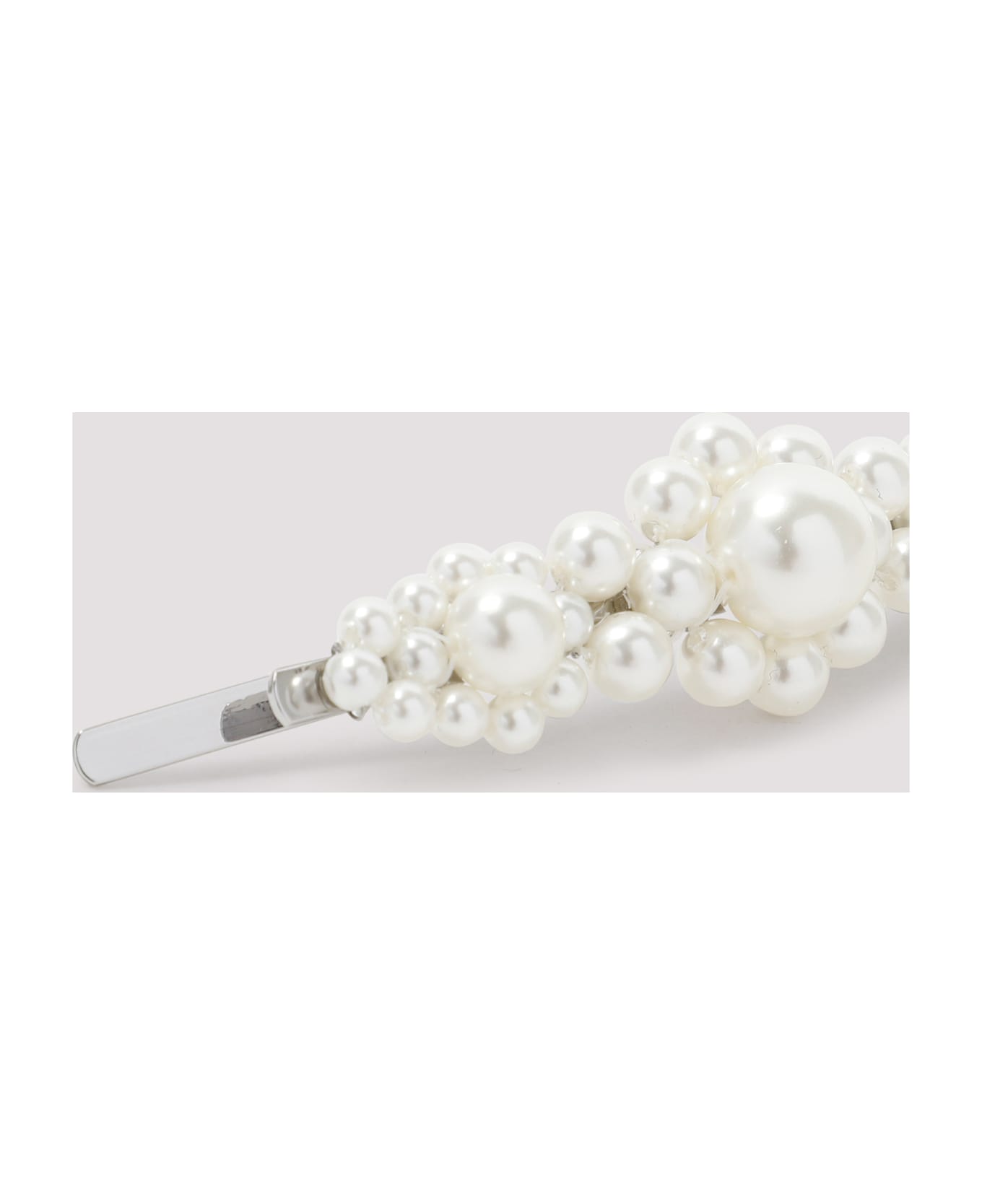 Simone Rocha Pearl Large Flower Hair Clip - Pearl