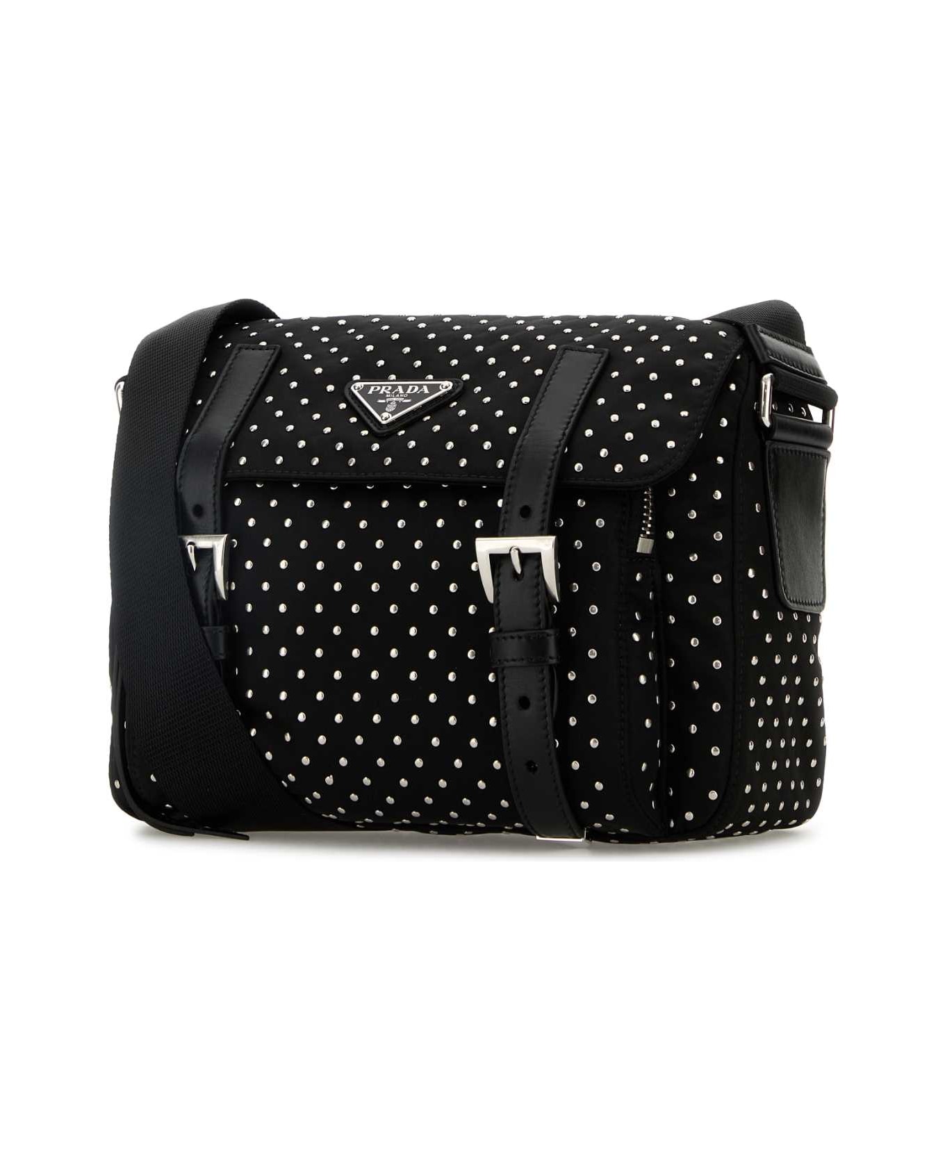 Prada Black Re-nylon Crossbody Bag - NERO