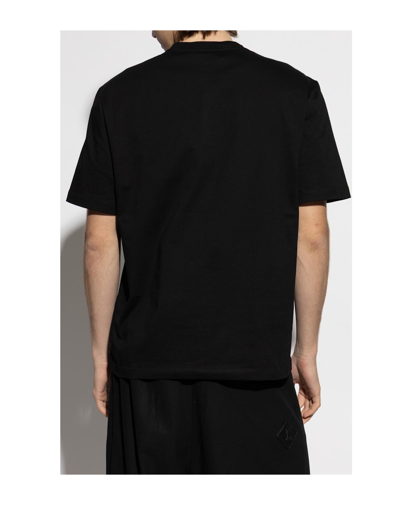 Versace T-shirt With Print - BLACK