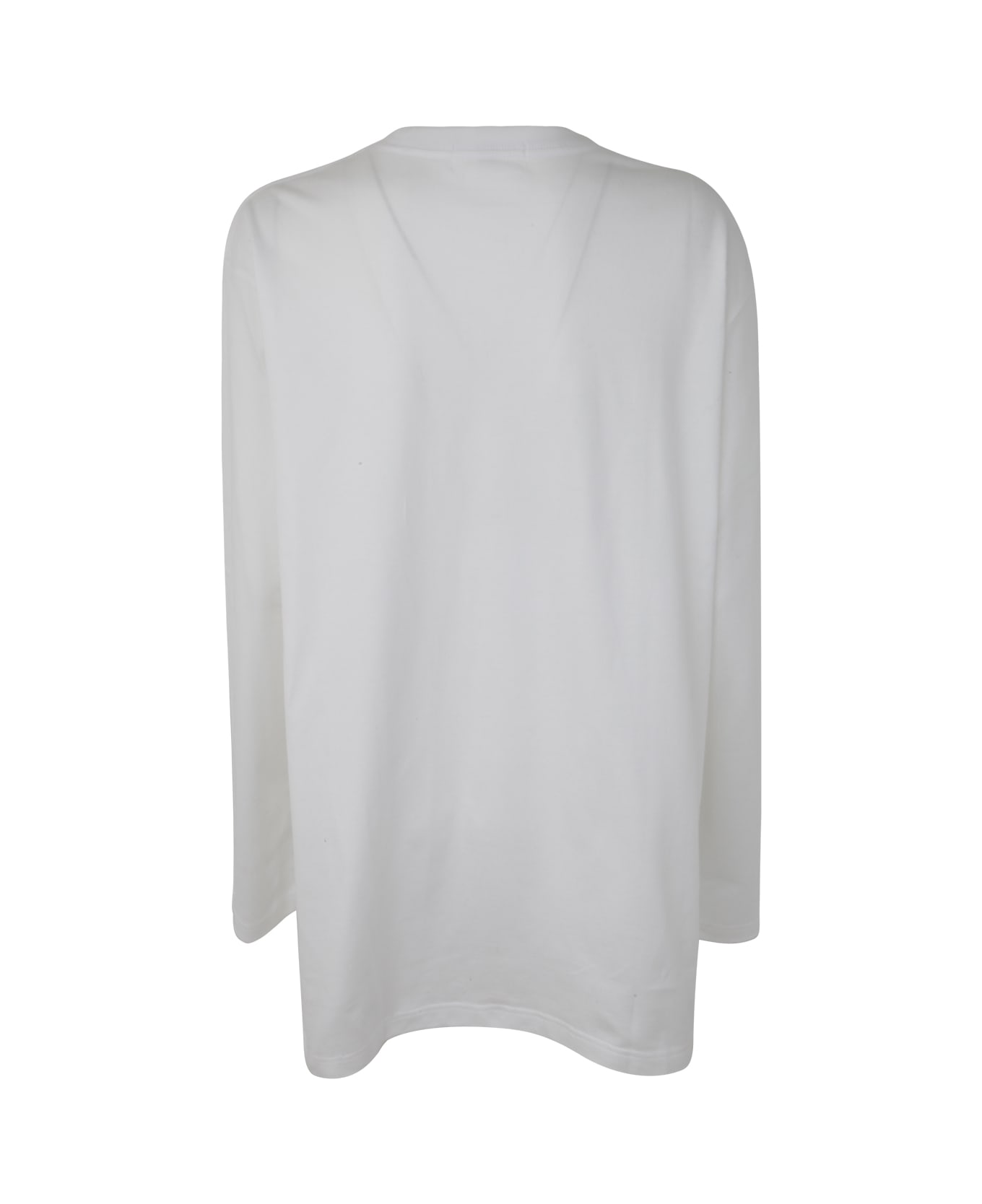 Y's Snow Pt Long Sleeves T - White