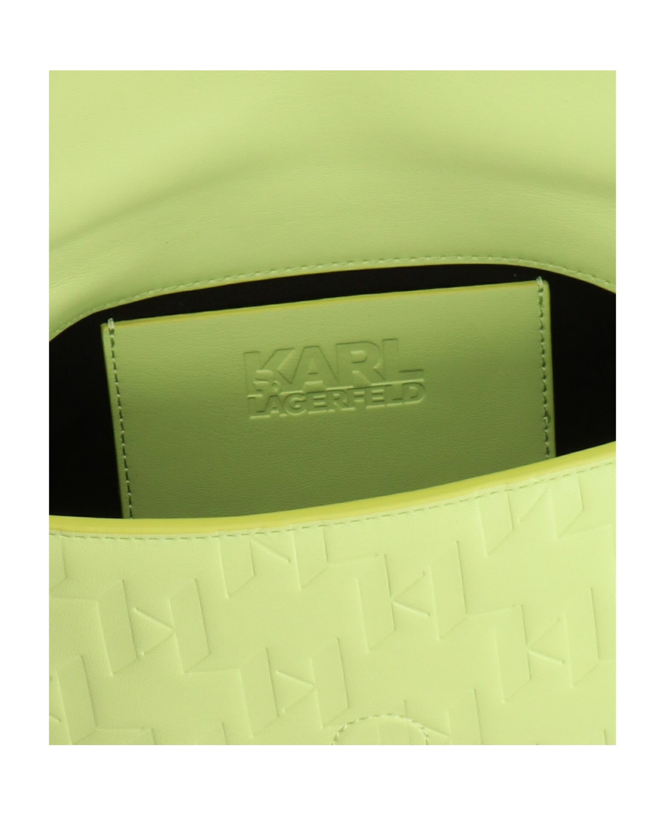 Karl Lagerfeld 'k/swing Sm Baguette' Handbag - Green トートバッグ