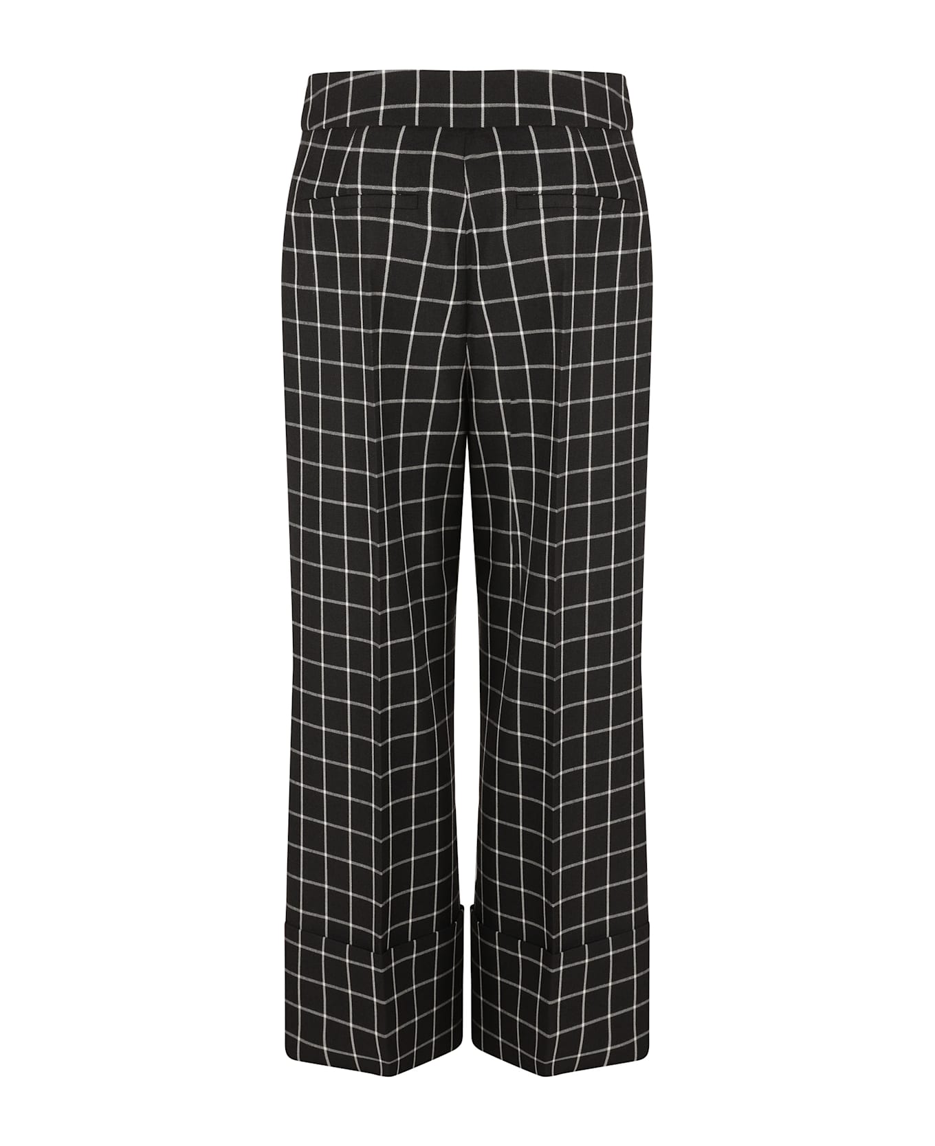 Valentino Garavani Printed Trousers - Black/Ivory