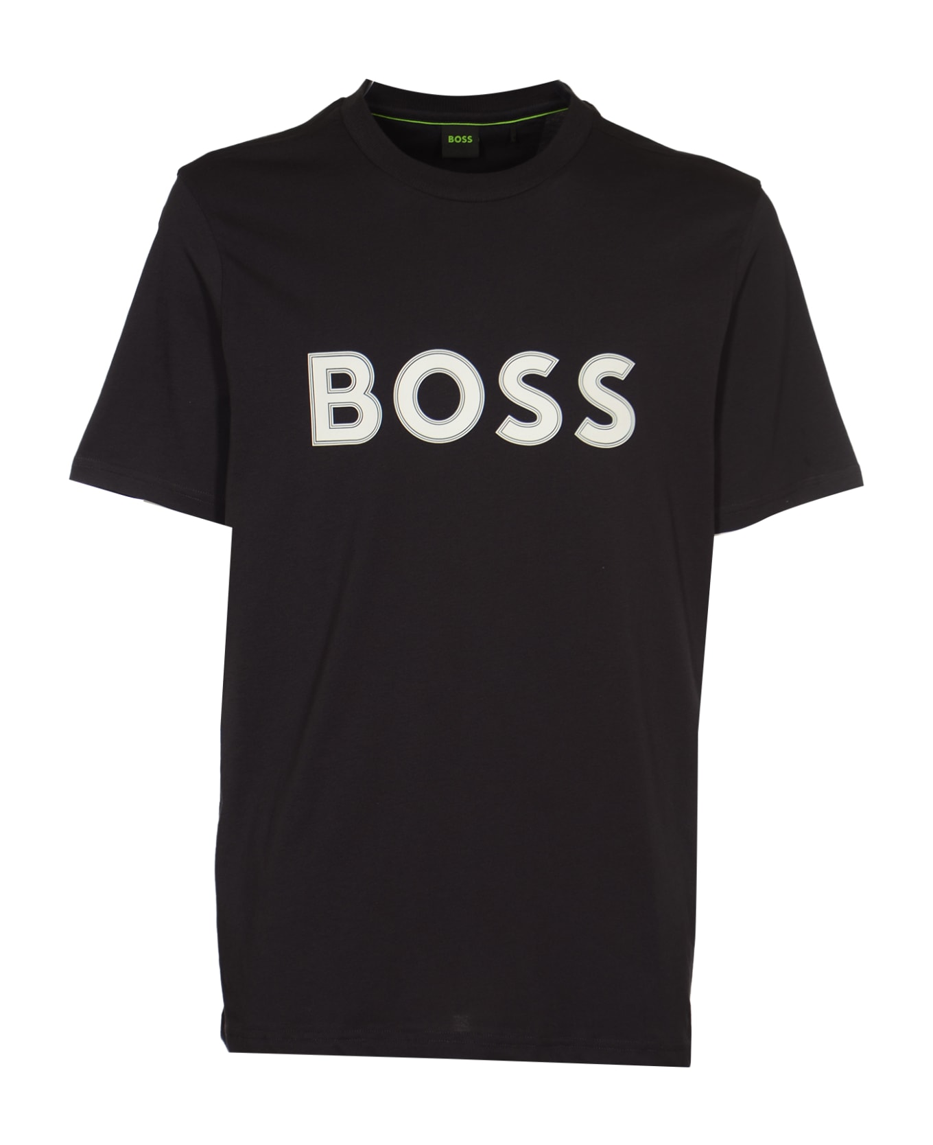 Hugo Boss Cotton Crew-neck T-shirt - Dark Blue