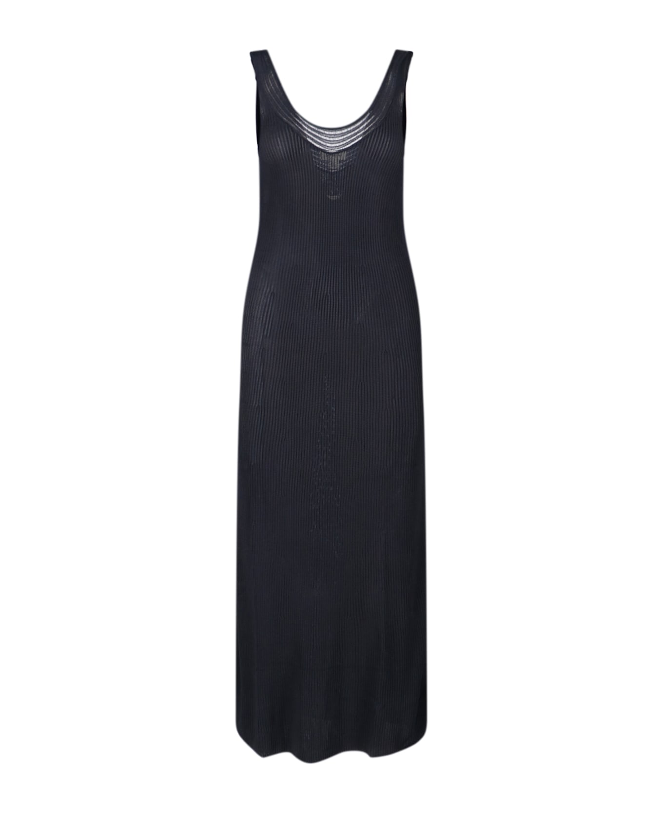 Calvin Klein Knitted Maxi Dress - Black  