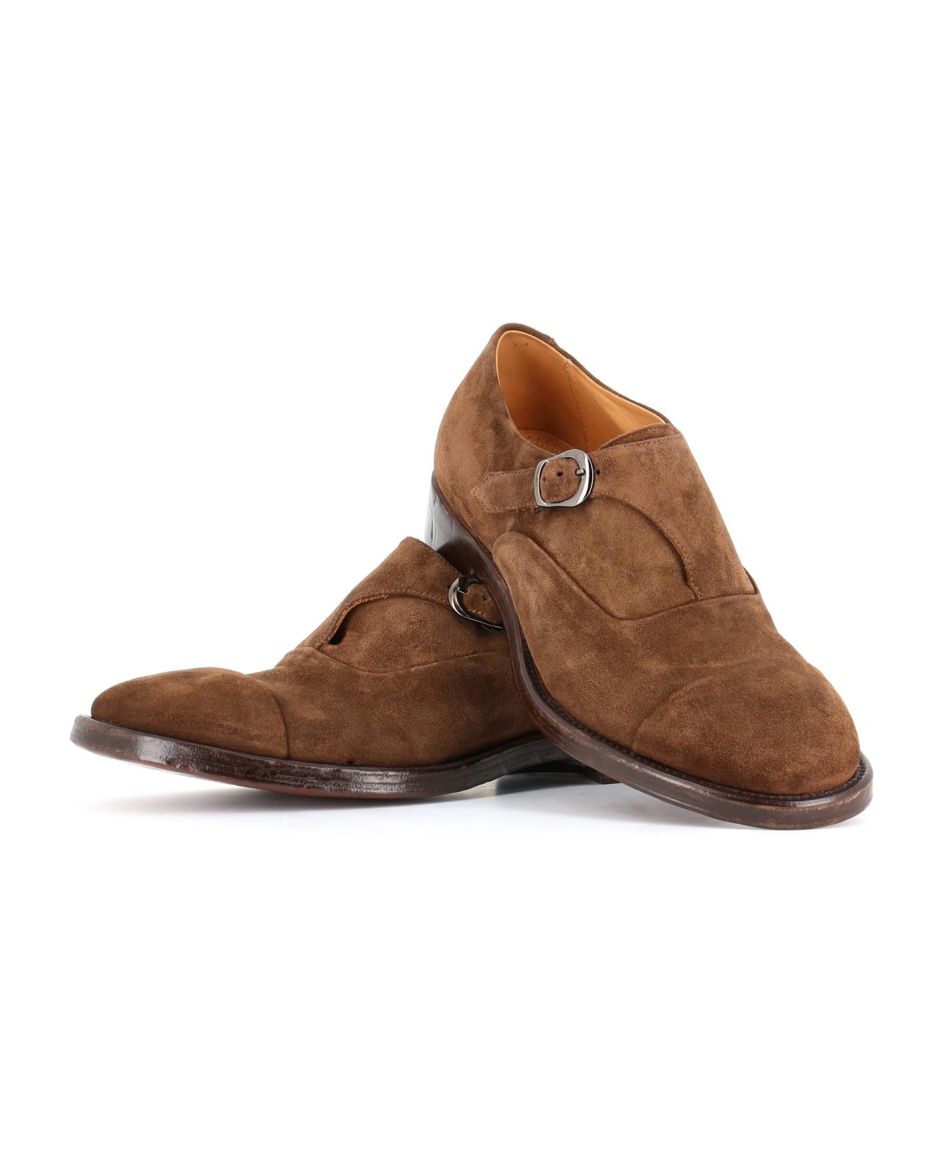 Alberto Fasciani Monk Shoes "xavier 55011" - Beige ローファー＆デッキシューズ