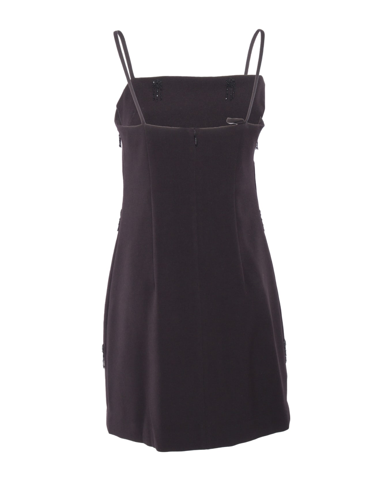 Parosh Beaded Dress - BLACK ワンピース＆ドレス