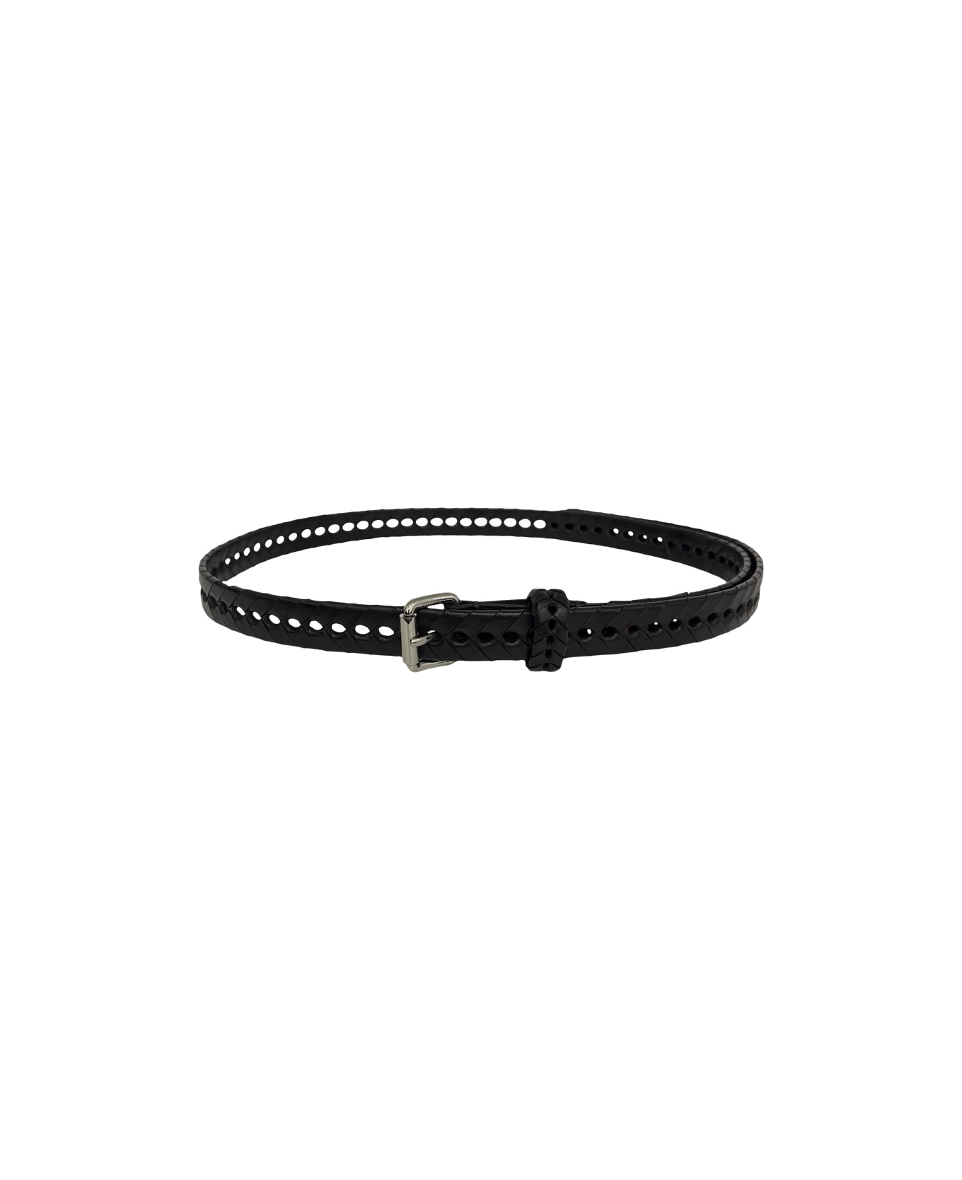 Lemaire Braided Belt 20 - Dark Brown