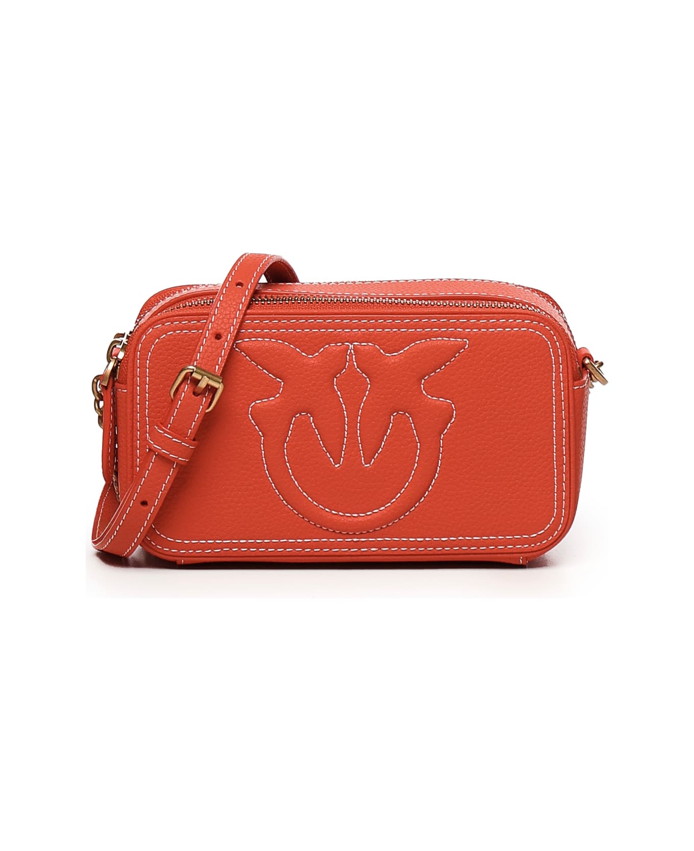 Pinko Mini Carrie Shoulder Bag - Red