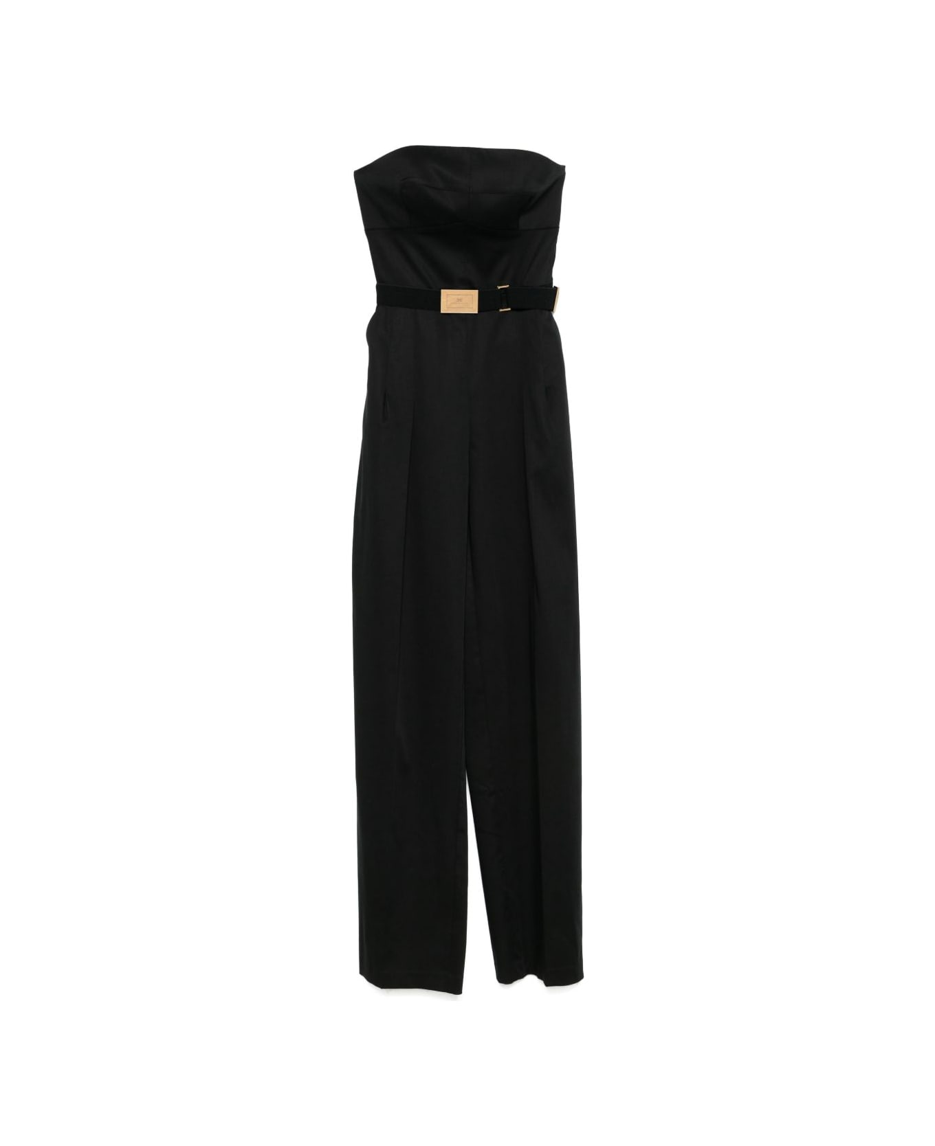 Elisabetta Franchi Long Jumpsuit - Black