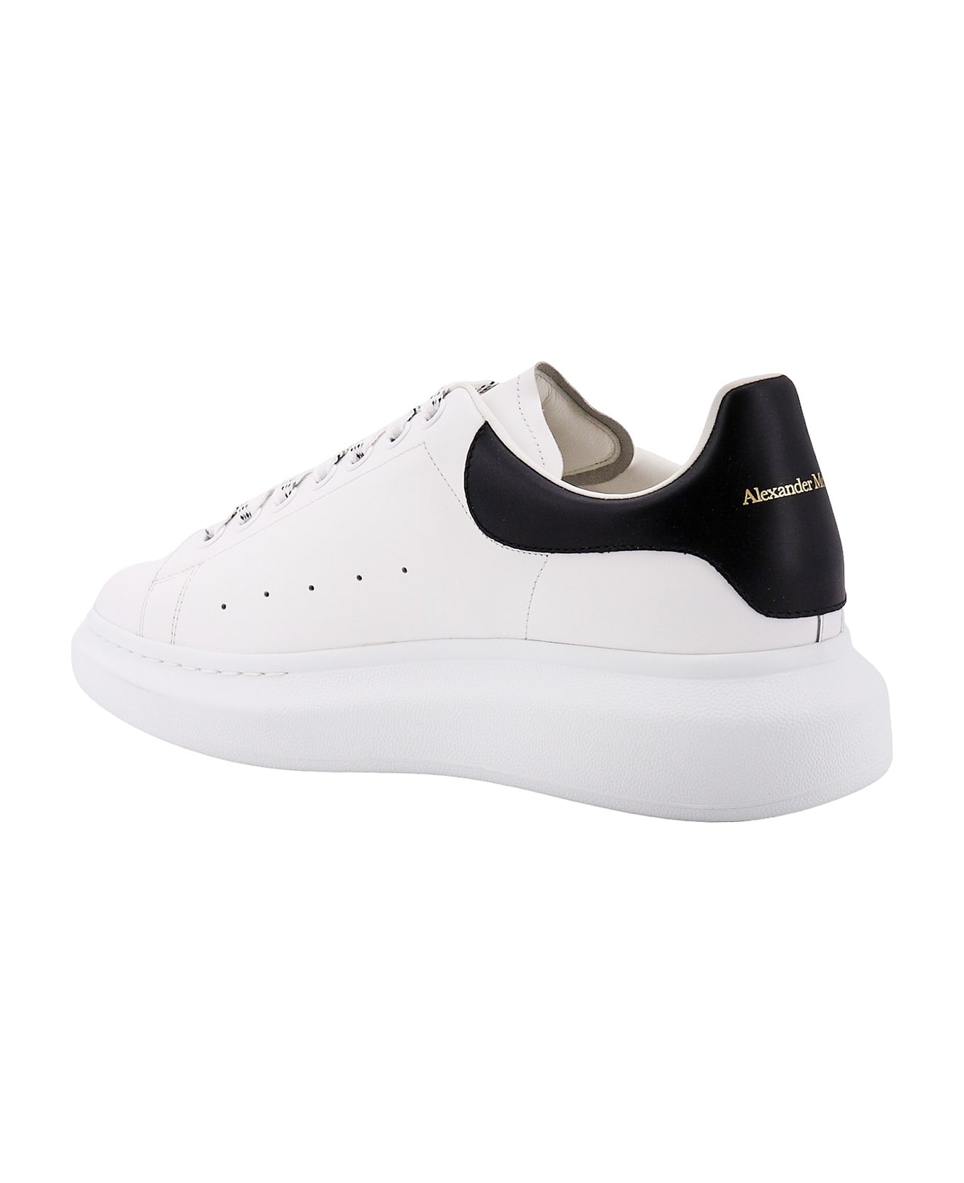 Alexander McQueen Low-top Leather Sneakers - White