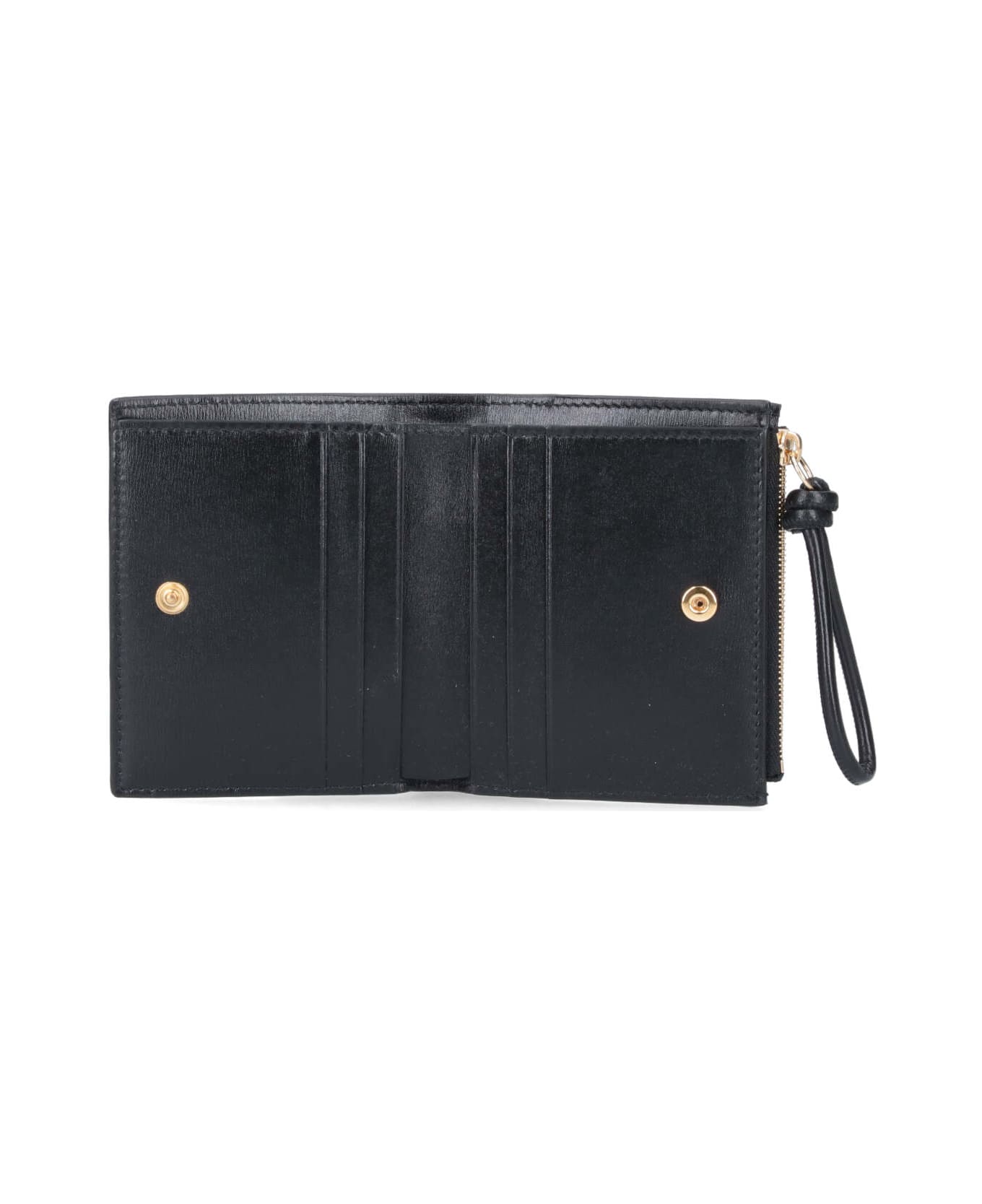 Jil Sander Black Calf Leather Wallet - Black 財布