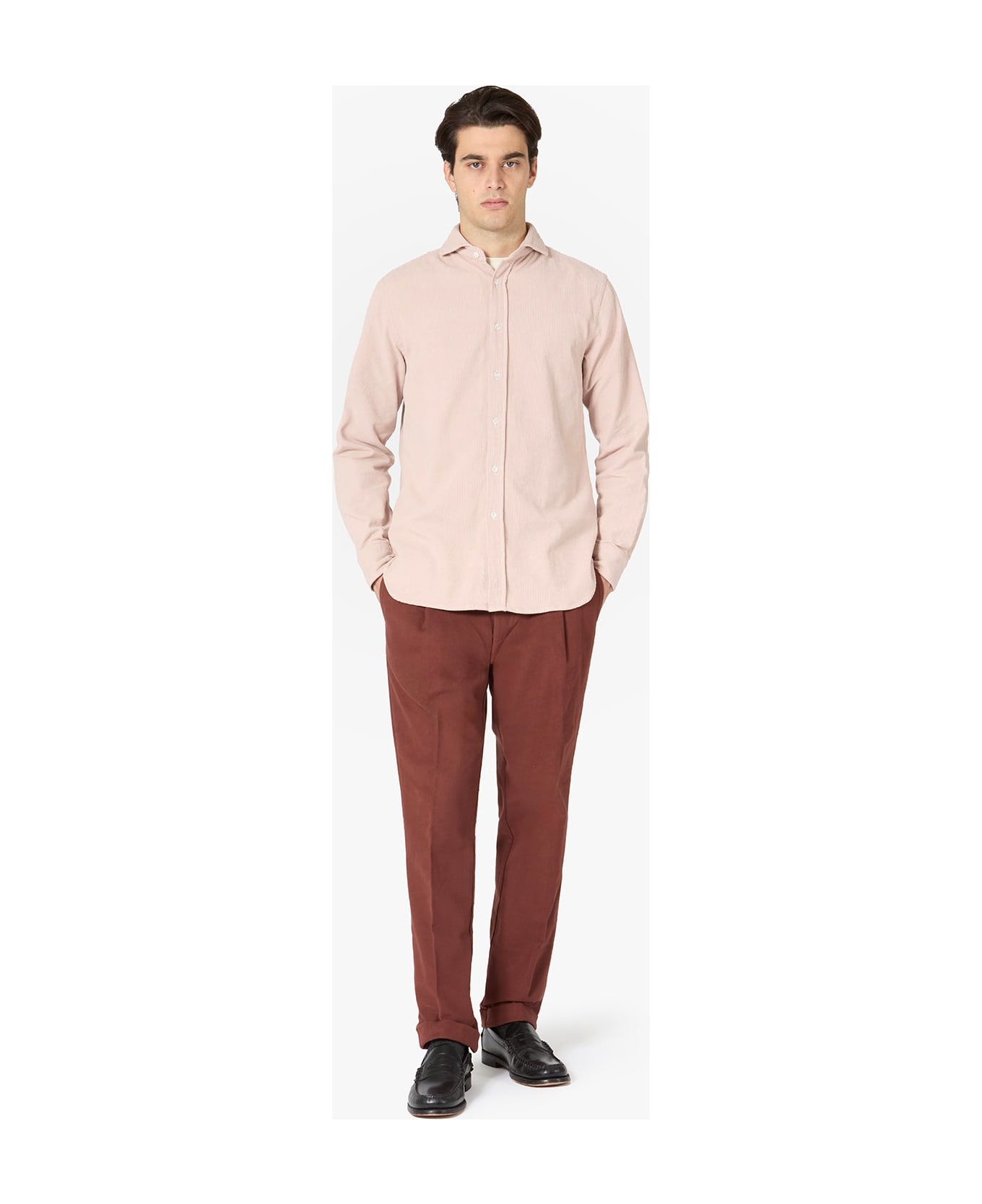 doppiaa Aalassio French Collar Shirt