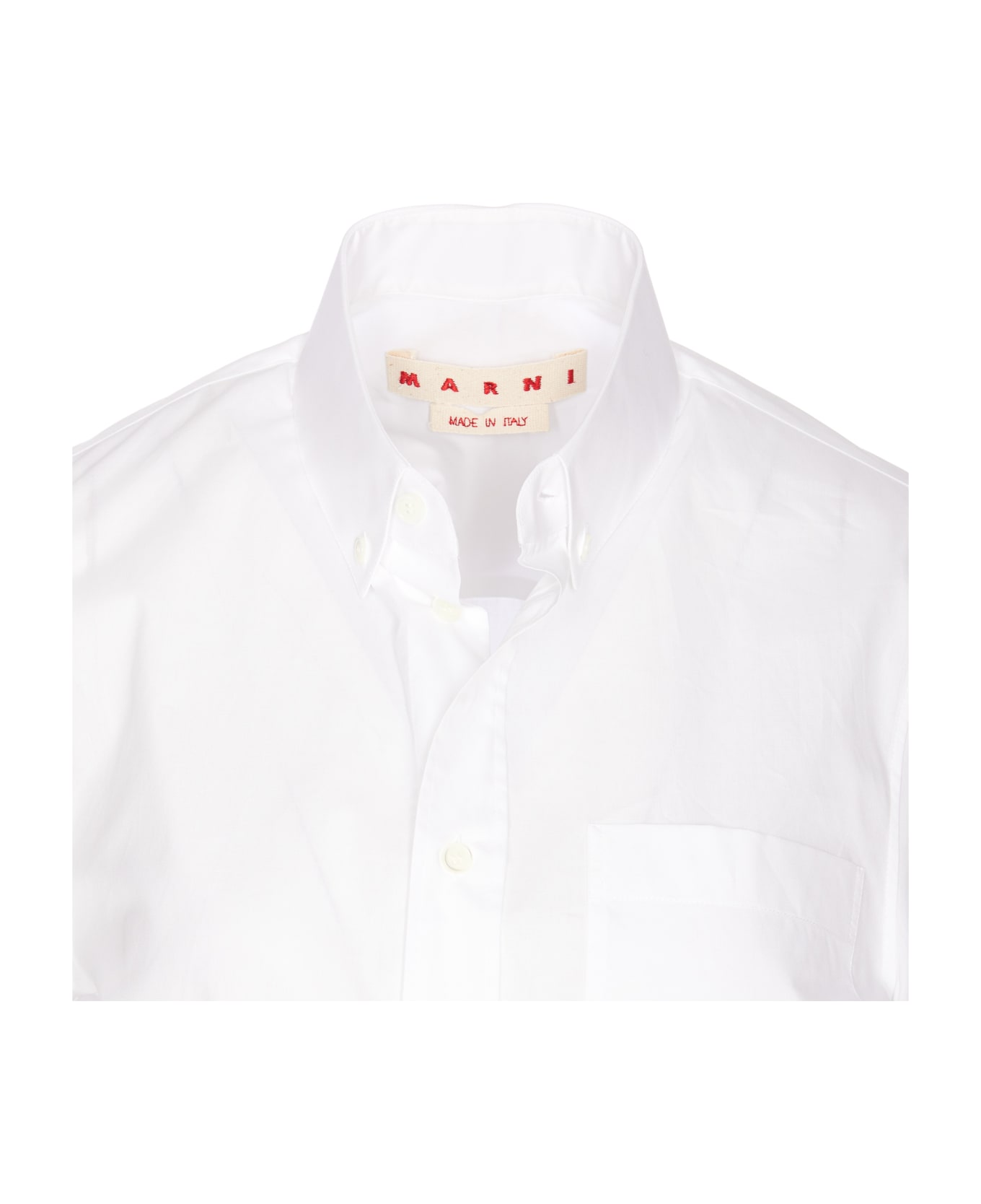 Marni Logo Shirt - White