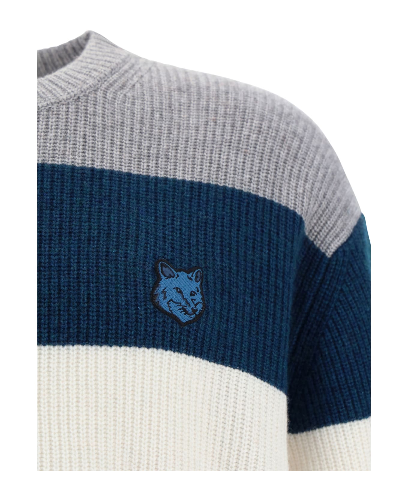 Maison Kitsuné Fox Head Sweater - MULTICOLOR ニットウェア