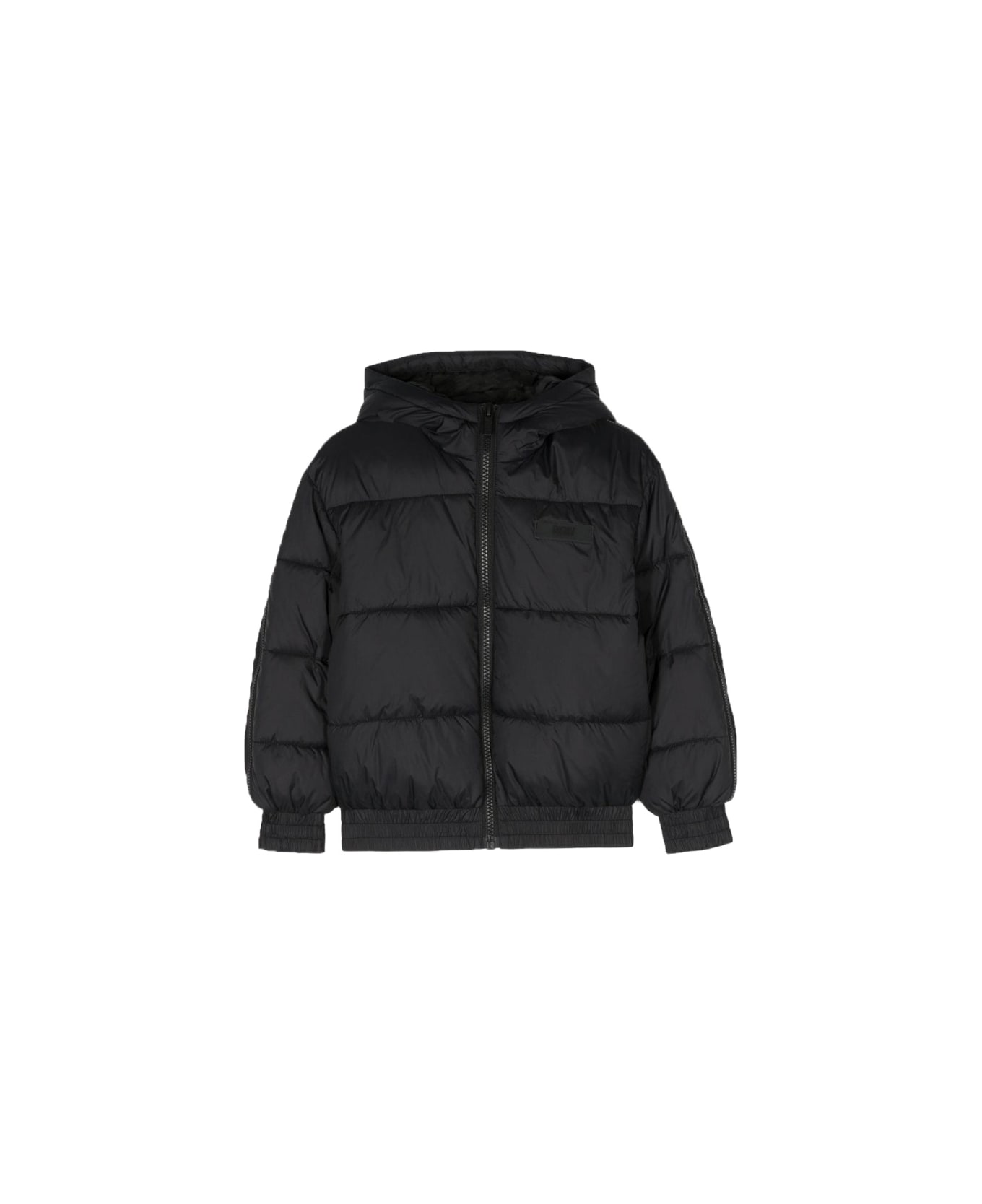 DKNY Down Jacket With Hood - BLACK