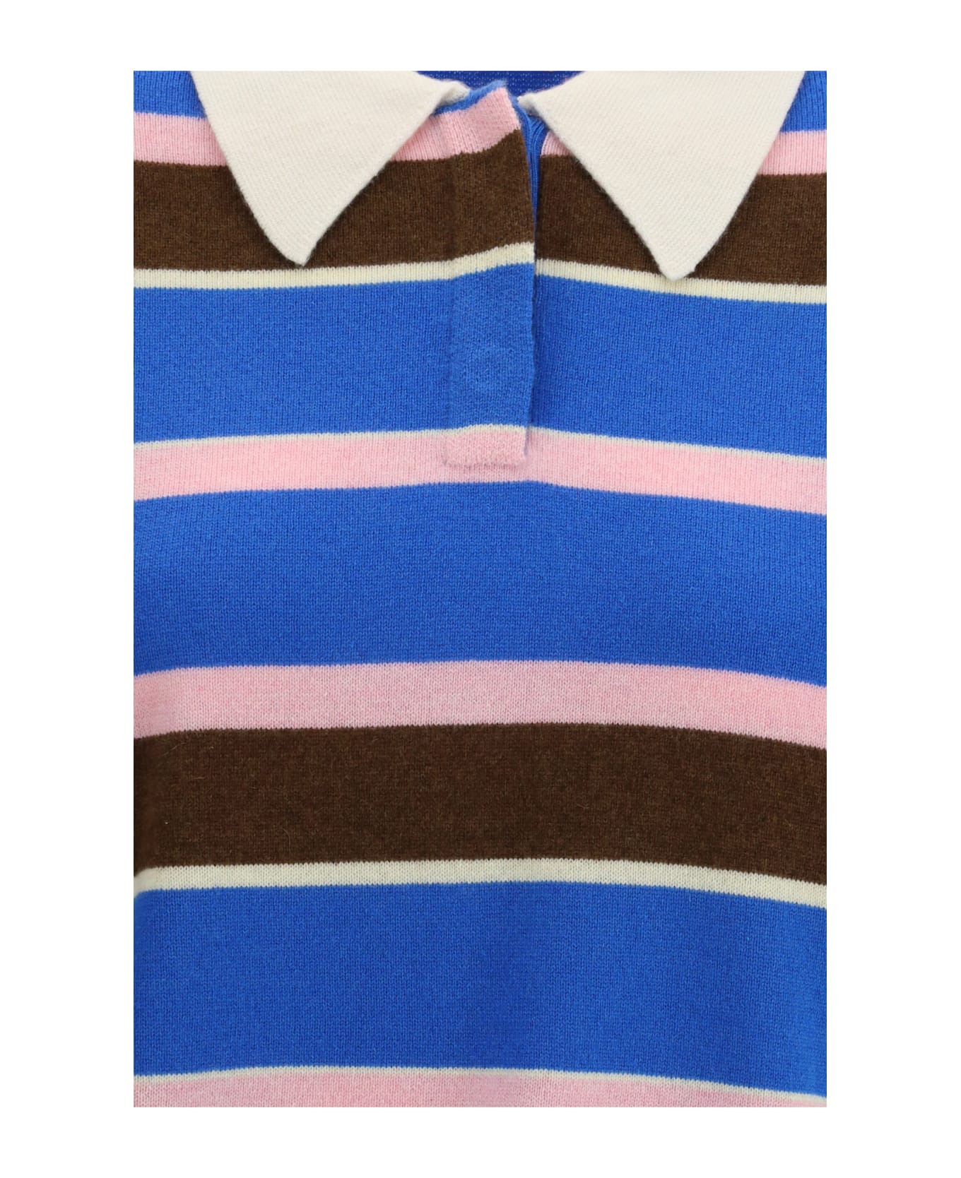 Guest in Residence Rugby Cropped Striped Jumper