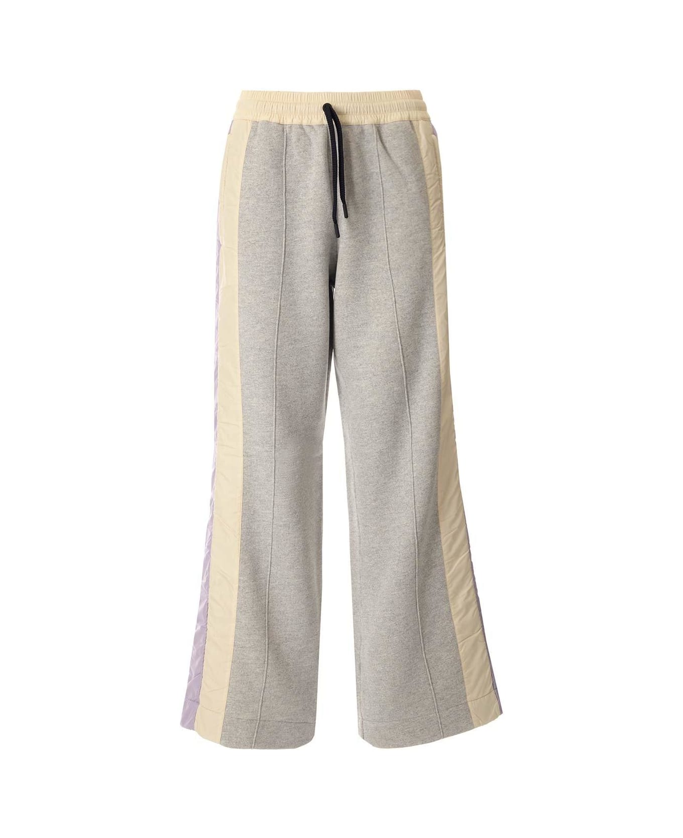Moncler Grenoble Drawstring Wide Leg Trousers - Grey
