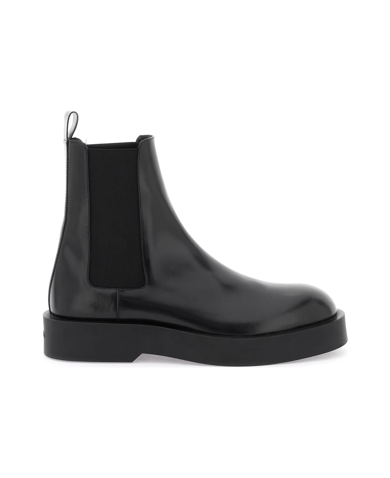 Jil Sander Leather Chelsea Boots - BLACK (Black) ブーツ