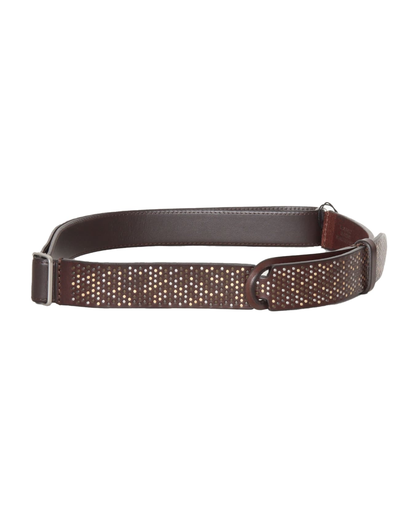 Orciani Men's Leather Belt - BROWN