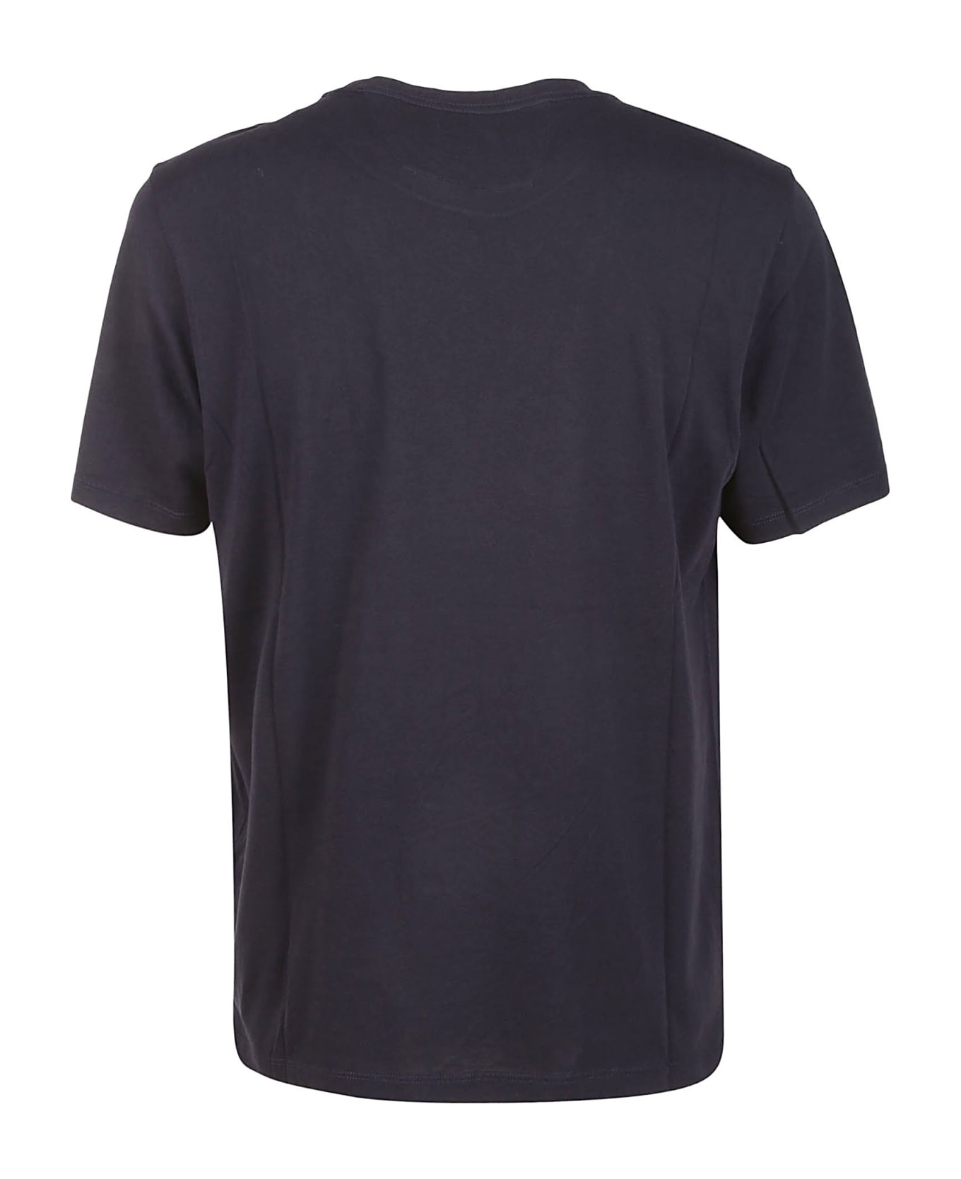 C.P. Company Chest Logo Regular Plain T-shirt - Blu