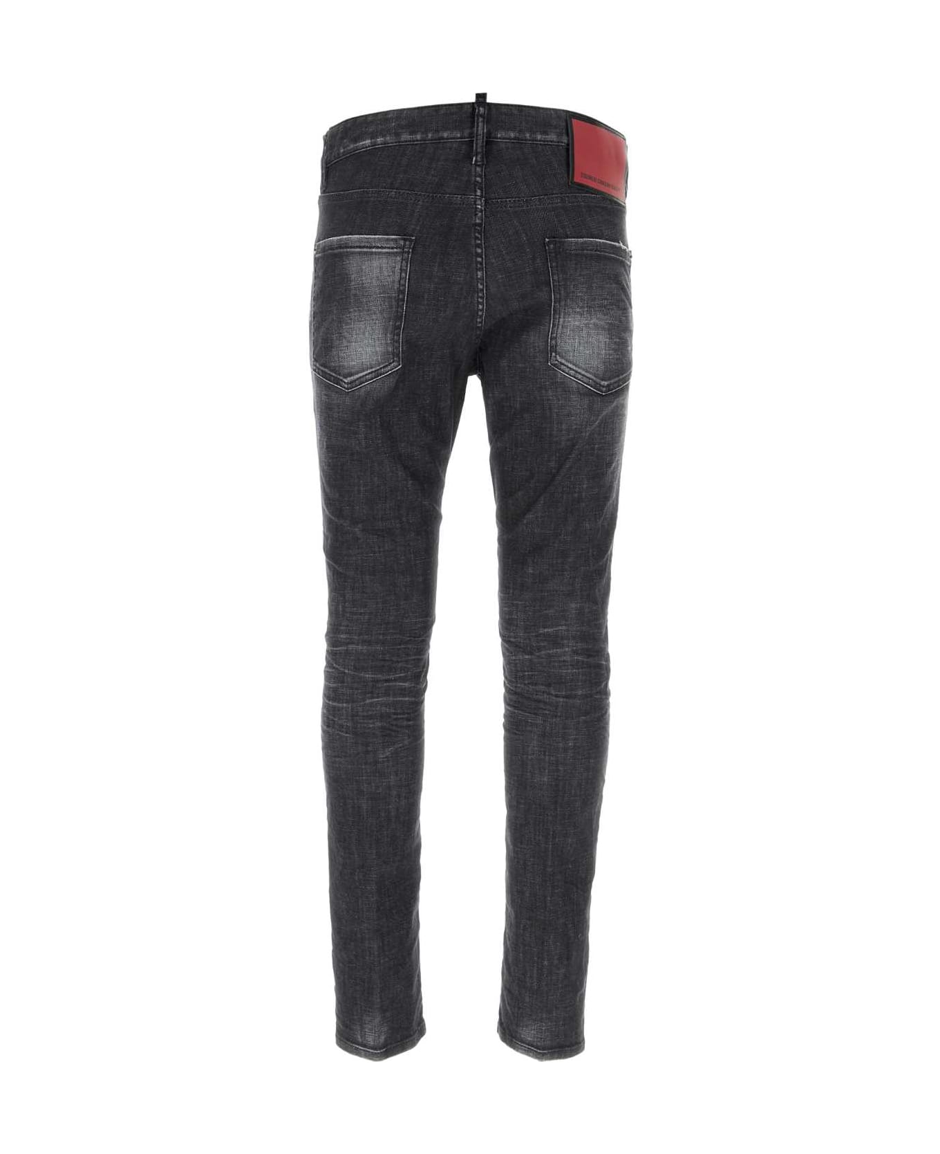 Dsquared2 Black Stretch Denim Cool Guy Jeans